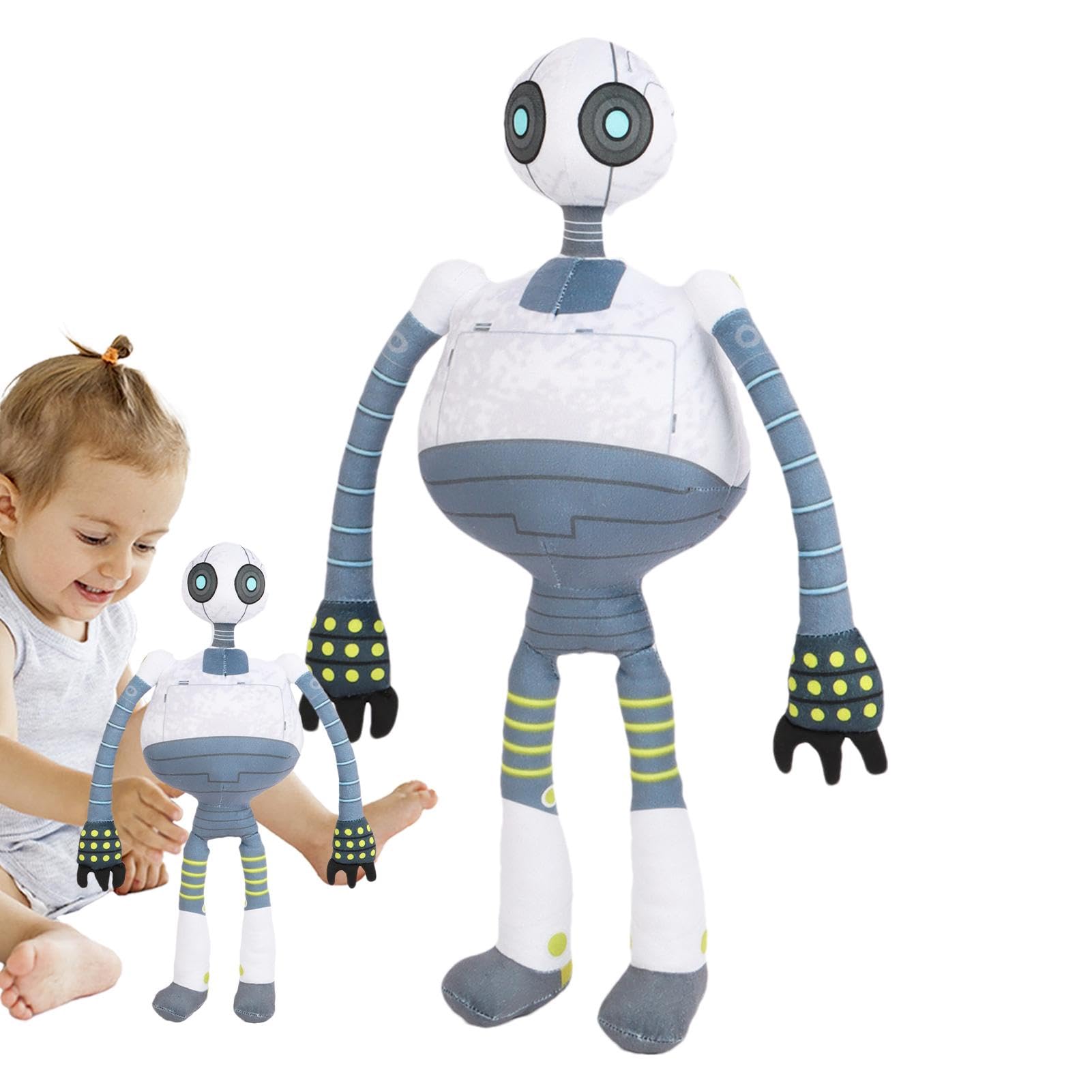 Znutcwild Robot Plush Toy 42cm Roz Robot Plushies Doll Cute - Main Image