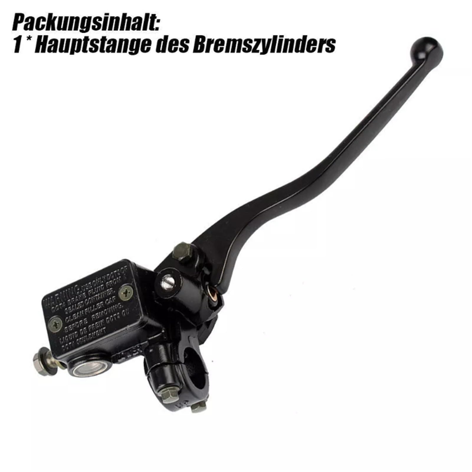 Levier de Frein Moto Pompe de frein universelle pour moto, 22mm, maître-cylindre avant, levier hydraulique droit pour Dirt Pit Bike, ATV, Quad, cyclomoteur, Scooter(Style B)