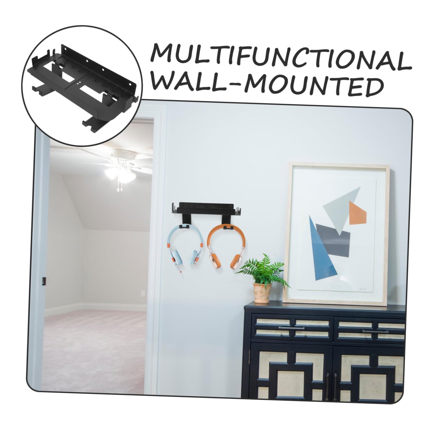 Soporte para Consola de Juegos Titular del Controlador Brazo Monitor Soporte de Monitor para de Consola de Juegos del Controlador de o AbS Black