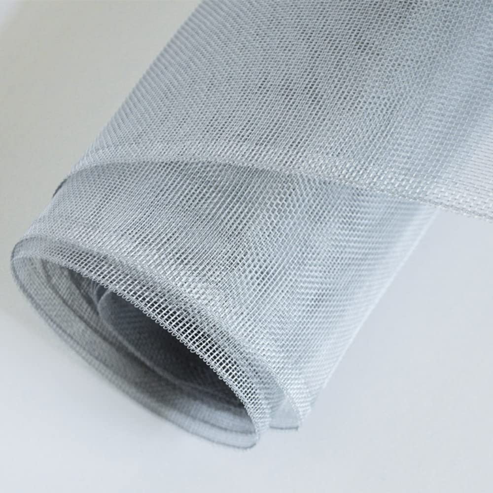VERDELOOK Zanzall, Rete di Ricambio per zanzariera in Alluminio a Maglia Rettangolare, 0.8x30 m, Bianco