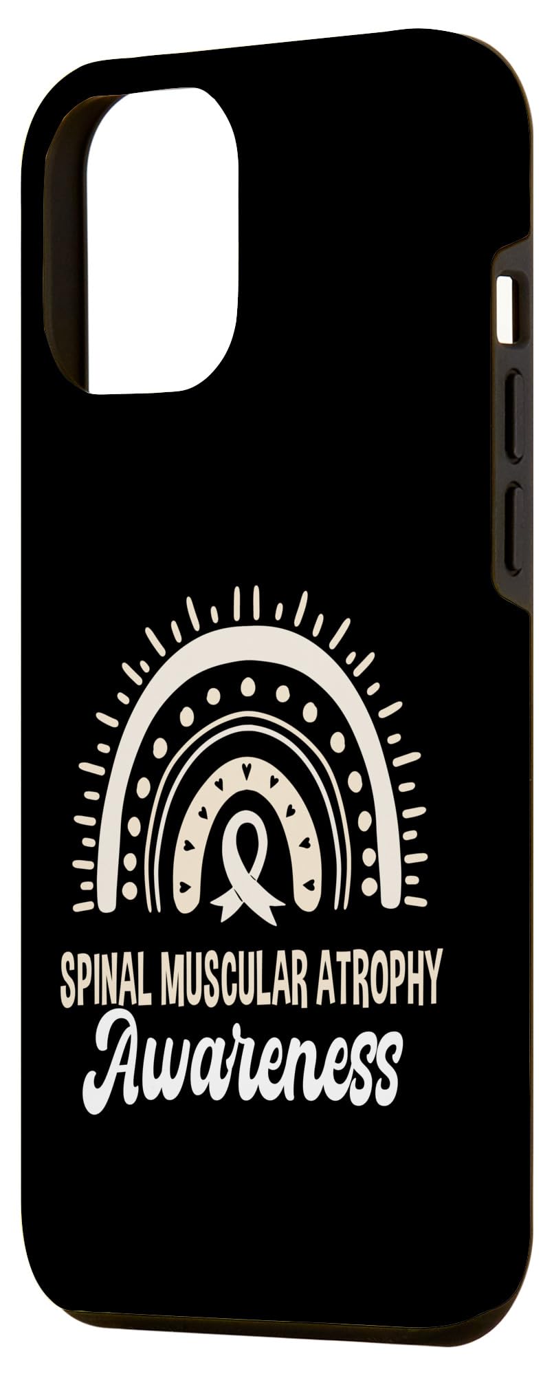 iPhone 14 Pro Max Spinal Muscular Atrophy Awareness Boho Rainbow SMA Awareness Case - Image 2