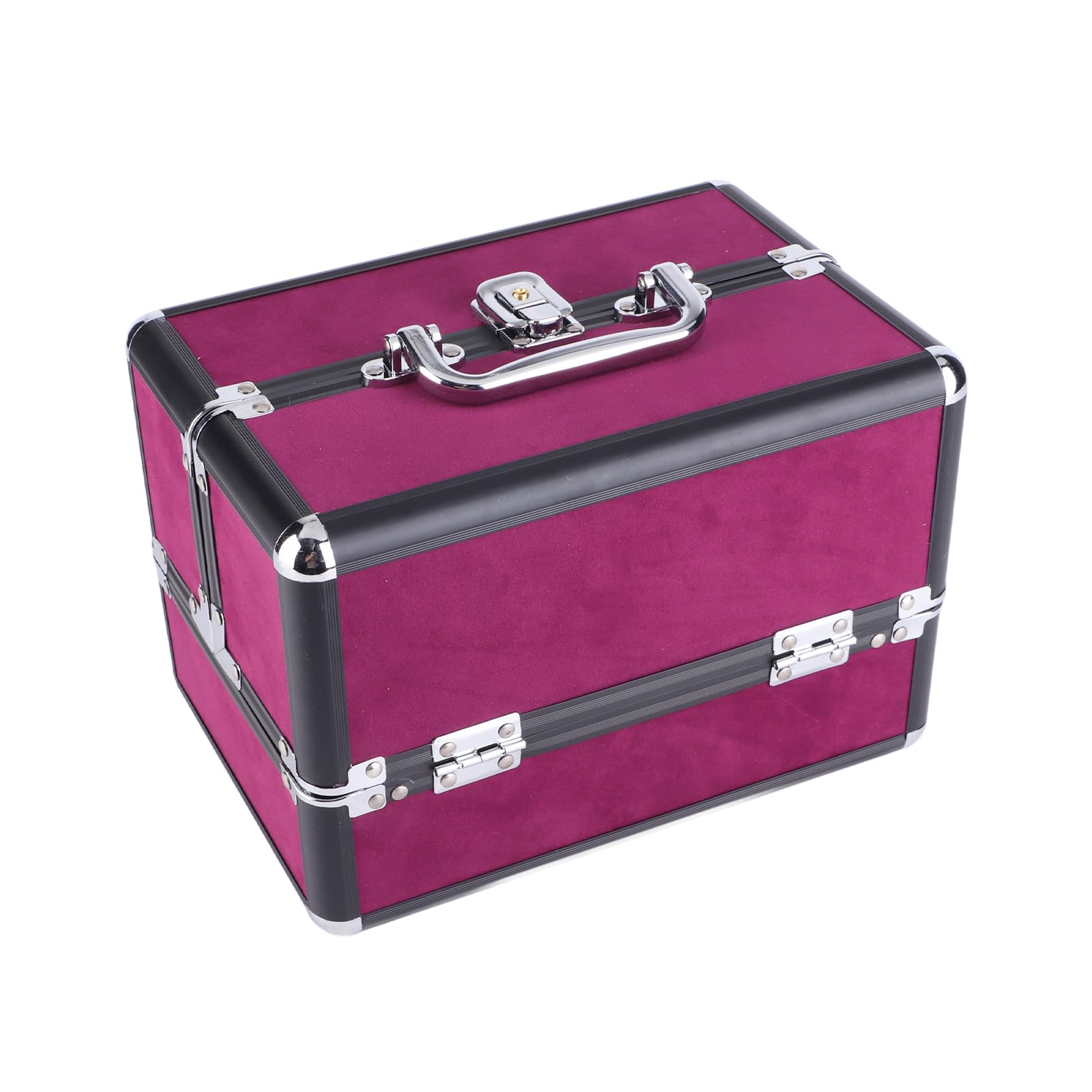 Cryfokt Makeup Carrying Box Multi Layer Design for Professional Nail Art