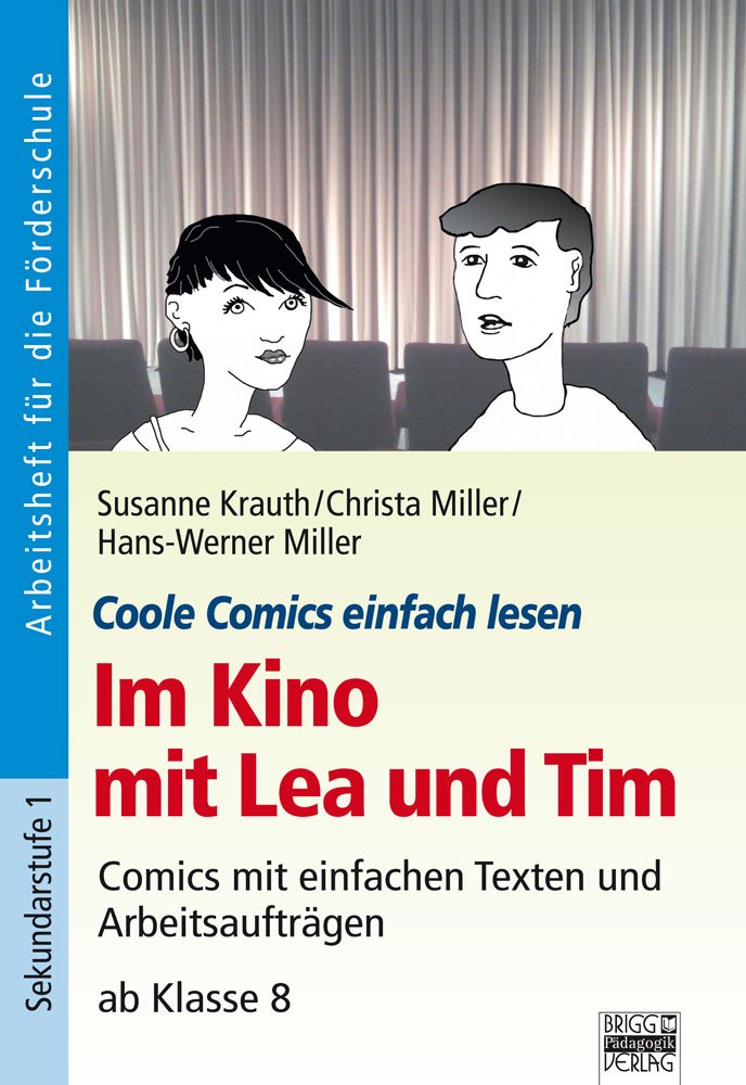 Coole Comics einfach lesen / Im Kino mit Lea und Tim: Arbeitsheft