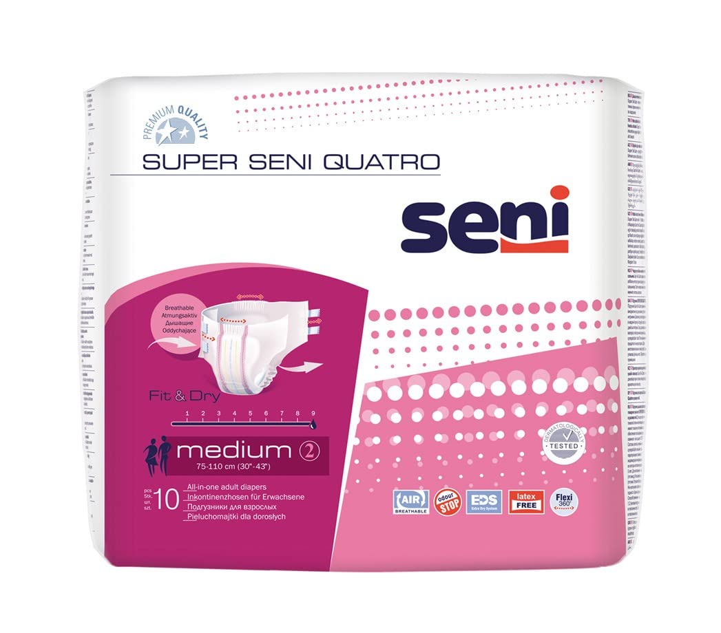Karton Super Seni Quatro Größe Medium 60 Stück