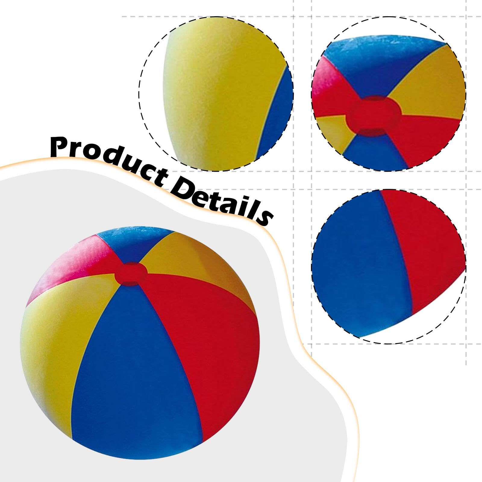 Pallone Da Spiaggia Gonfiabile per Giochi Da Giardino, Biliardo in PVC, Giocattolo Interattivo.