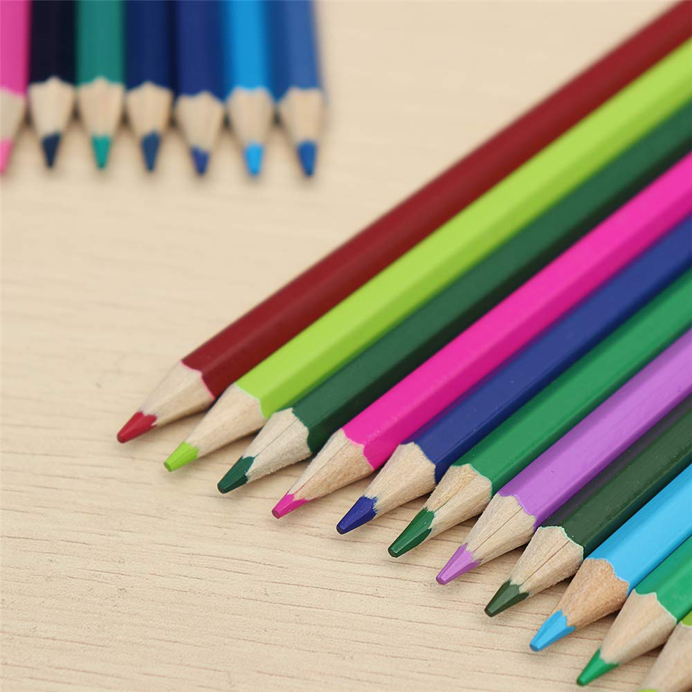 VIDOO 72 PCS/Set Colori Art Drawing Matita Set per Disegno Disegno Schizzo Scuola Forniture