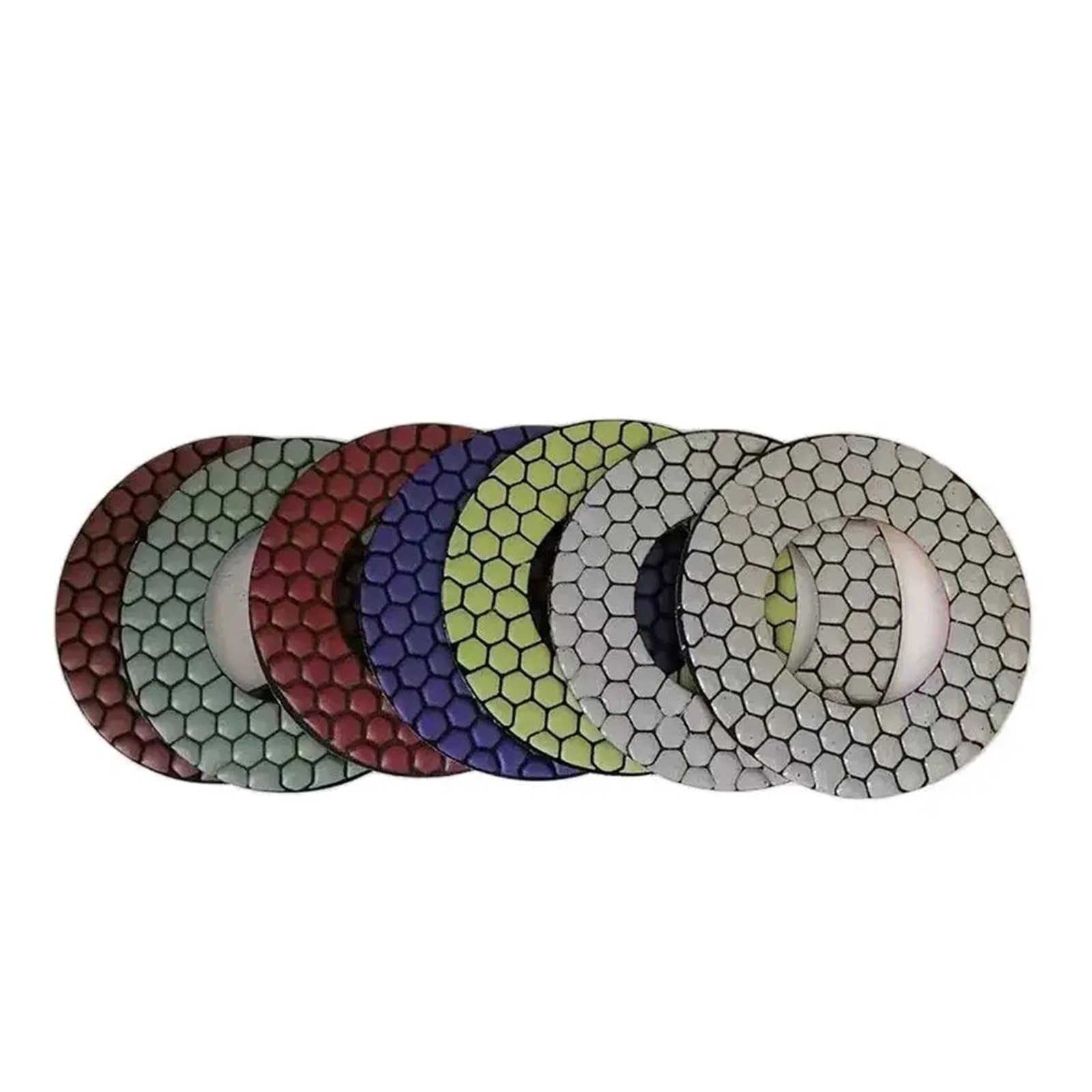 5-calowa sucha tarcza polerska do marmuru, elastyczna, diamentowa granitu, żywiczna betonu wanglan(800_1 SET_5 INCH 130MM)