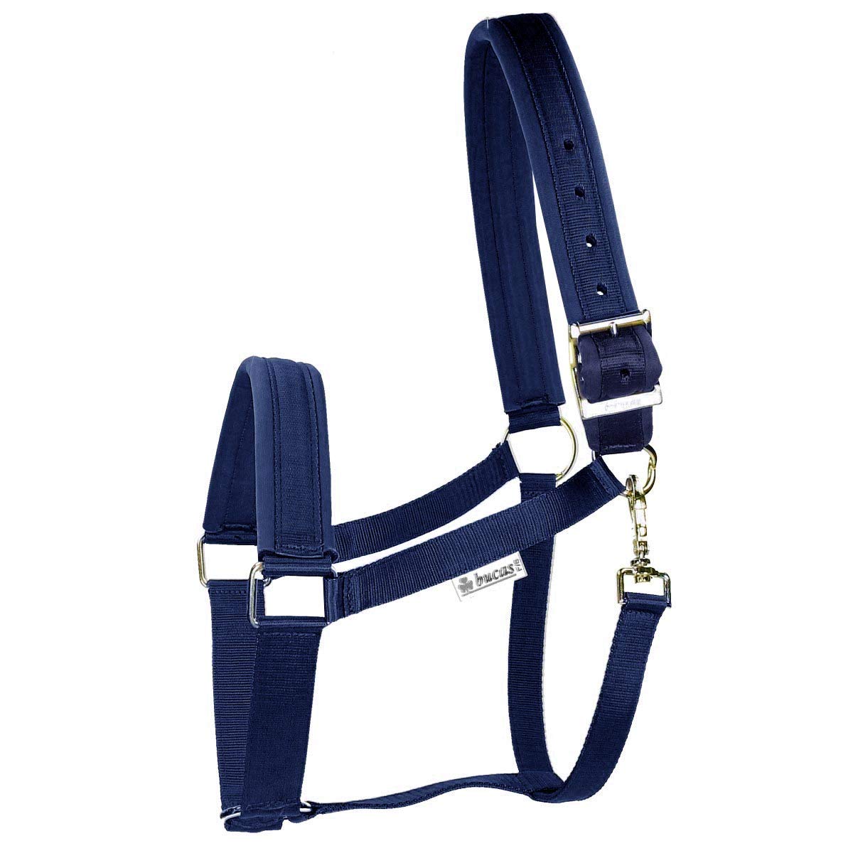 Cabestro para pony Bucas azul oscuro de alta resistencia