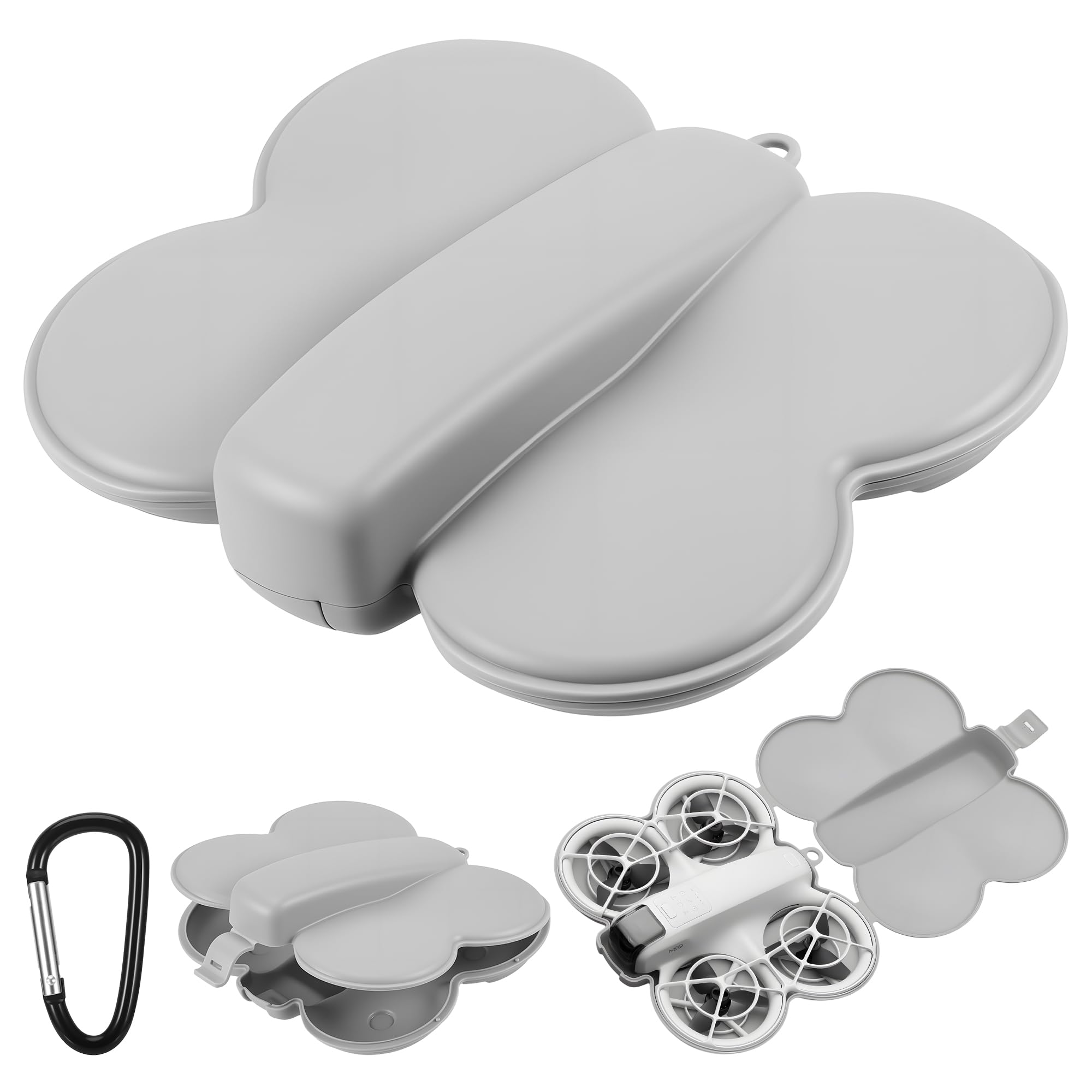 Starvortex Etui do przenoszenia DJI Neo, torba odporna na wstrząsy i zarysowania, sztuczne szkło ultralekkie, etui do przechowywania 73 g, akcesoria do DJI Neo