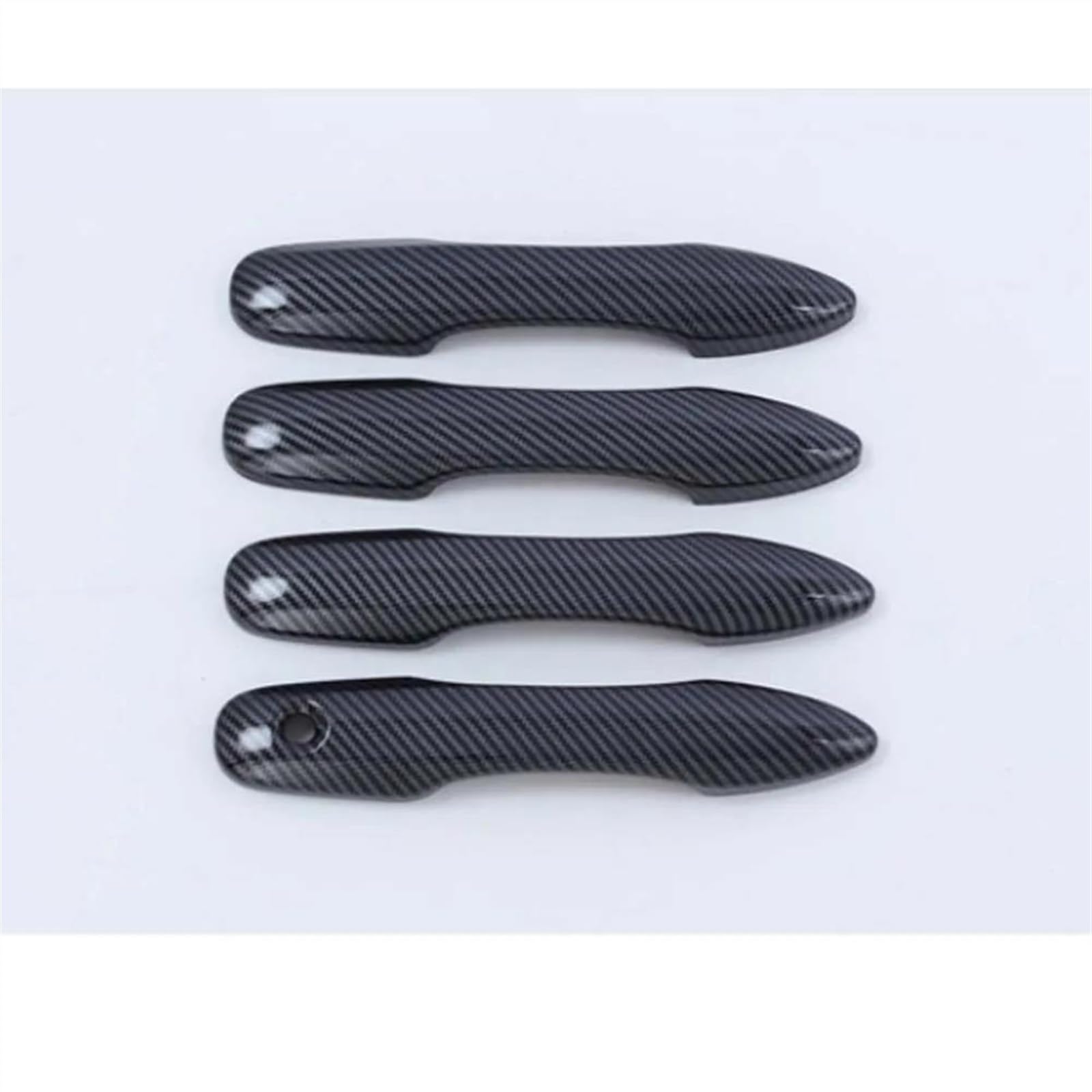SLIMES ABS Car Exterior Door Handle Grab Cover Trim for Toyota for Harrier 2020 2021 2022 Auto Styling Moldings 4pcs Protection(Carbon)