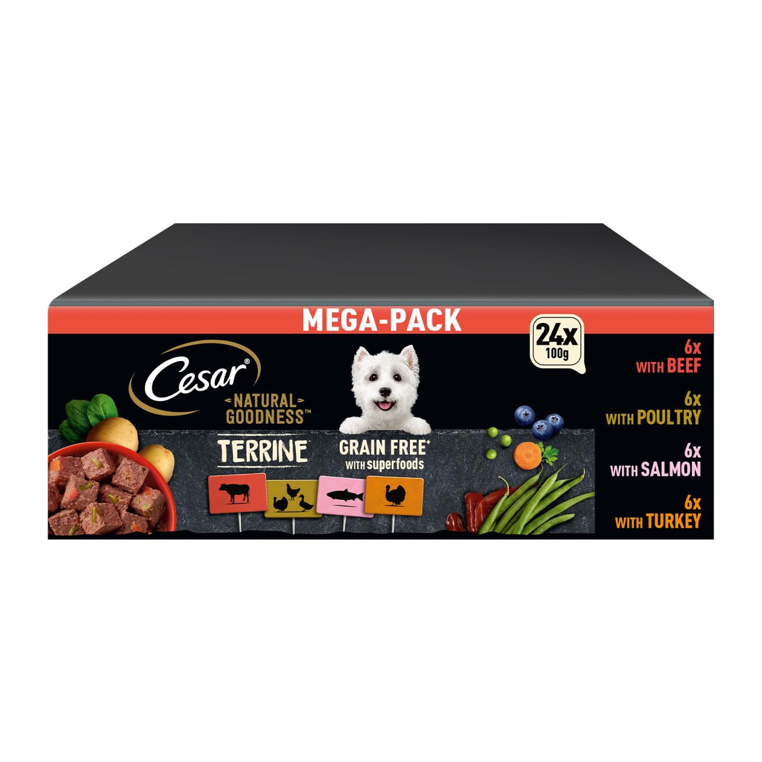CESAR Natural Goodness Mixed Selection in Loaf 24x100g โ image 1