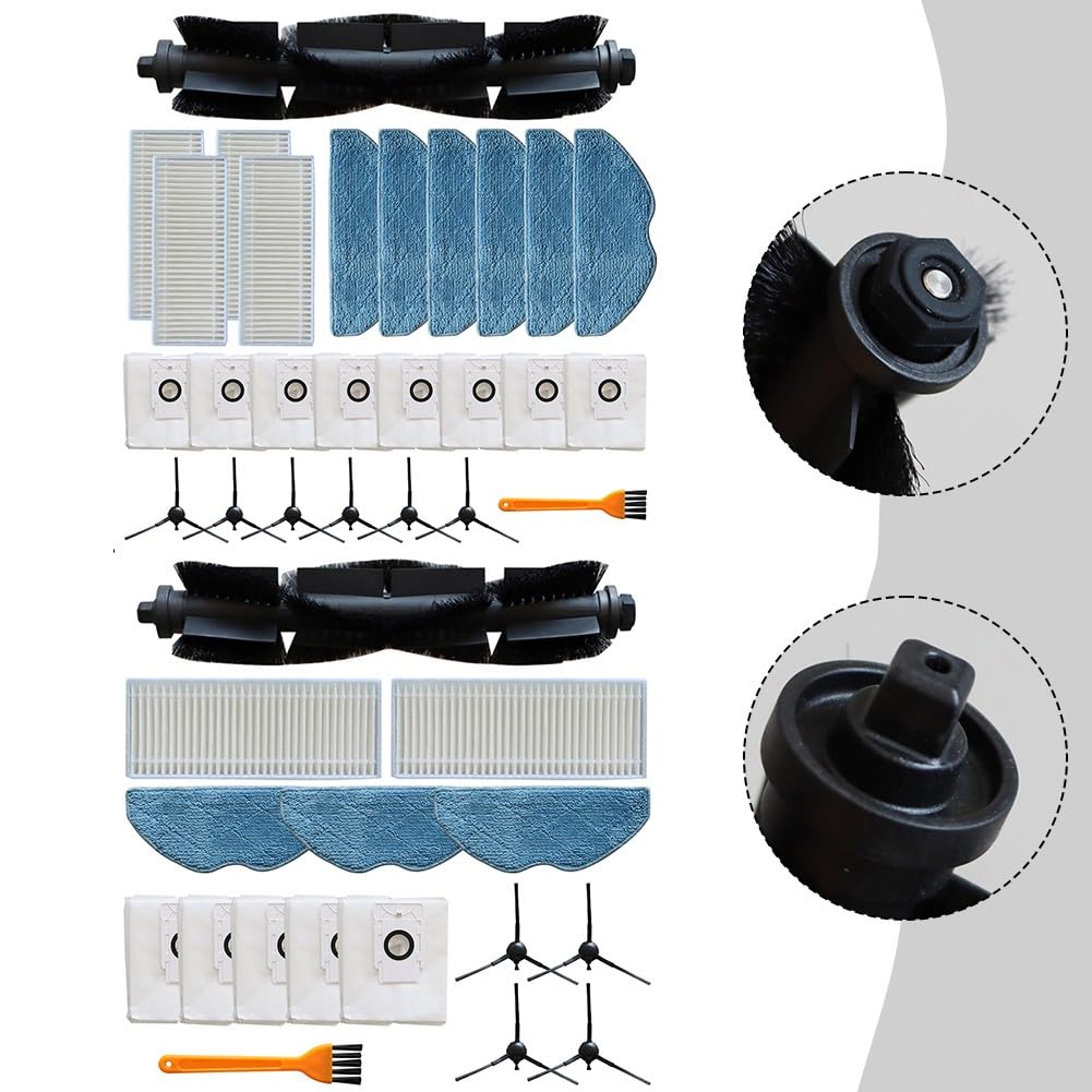 Ricambio per spazzola principale, filtro, mocio, set di sacchetti per aspirapolvere EZVIZ RE4 Plus RE5 Plus (B)