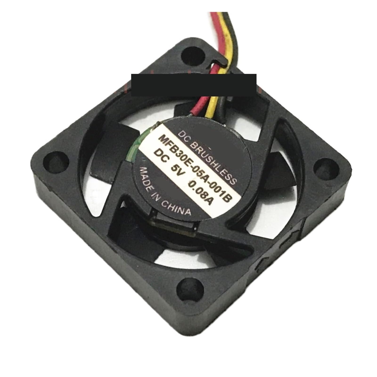 UITGVDQAT MFB30E-05A-001B DC 5V 0.08A 30x30x7mm 3-Wire Server Fan