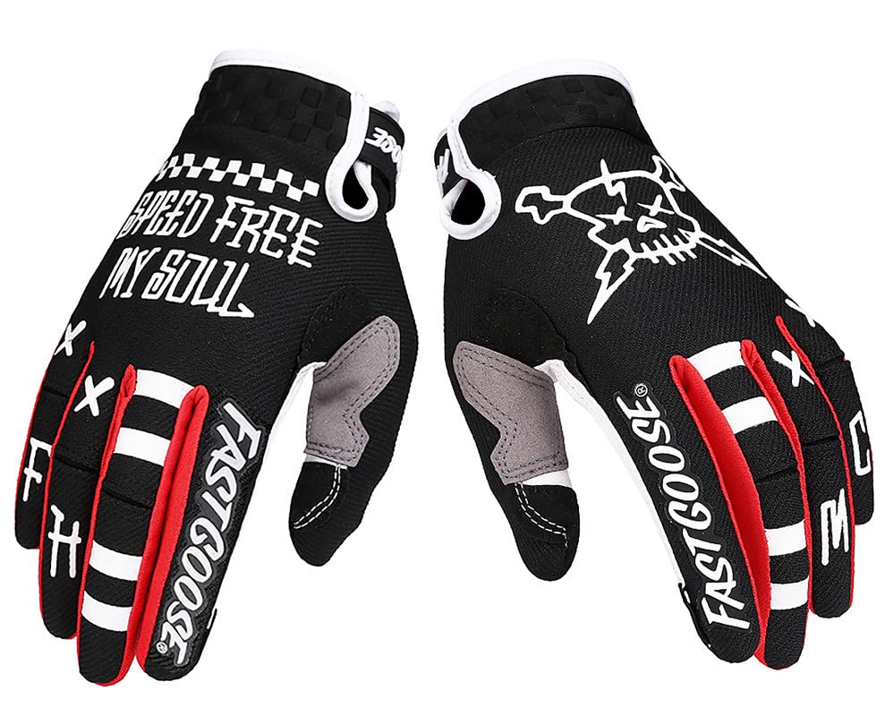 QUENLOOP Motorcycle Gloves for Men Women Touch Screen Fingers Glove Outdoor Mountain Riding Glove for Motocross Dirt Climbing