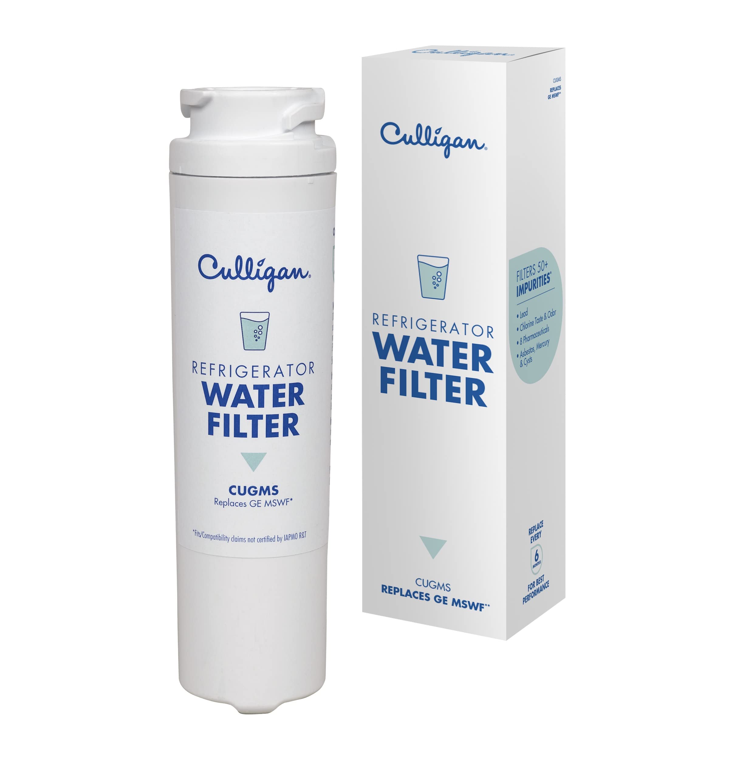 Filtre réfrigérateur Culligan MSWF de remplacement pour modèle GE | Lot de 1