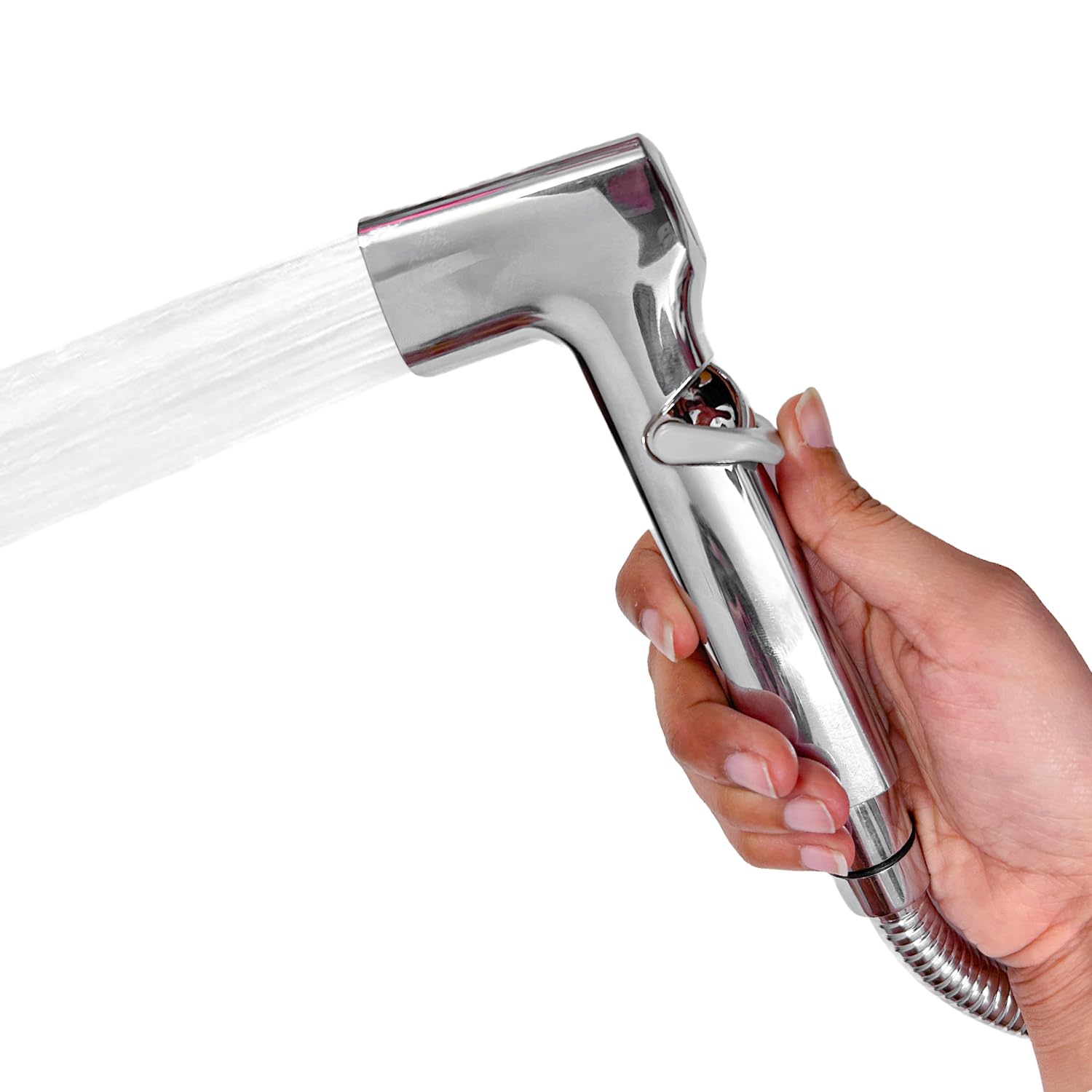 Albini Health Faucet for Toilet |Jet Spray Gun | Bathroom Faucet & Shattaf | Complete Commode Accessories & Sanitary Items | Modern Bathroom Gun & Bidet Spray| Wall Mount Installation (Laurel) (B0DBG838Q8) Amazon Price History, Amazon Price Tracker