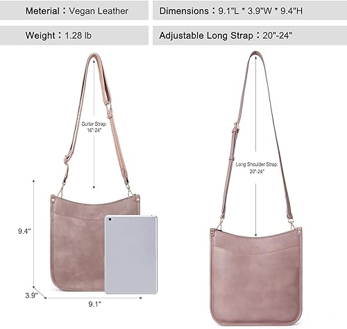 Miniatura 5 de Crossbody Bags For Women Trendy Vegan Leather Purses For Women Shoulder Bag with Two Strap