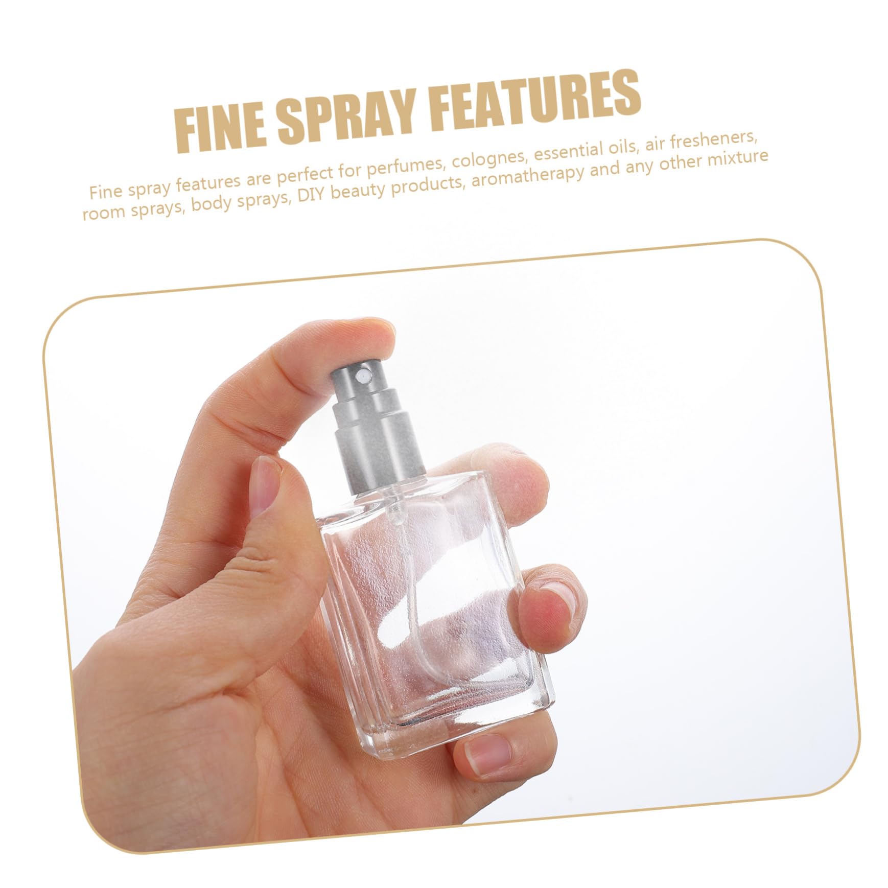 minkissy 12piezas Botella De Spray Transparente Atomizador Para Perfume Frascos De Perfume Portátiles Multifuncionales Para Pulverizar El Hogar