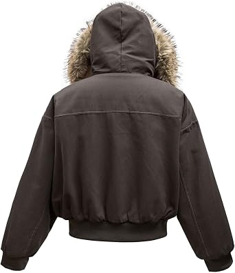 Y2k Zip Up Jacket Unisex Baggy Cotton Jacket Winter Long Sleeve Fur Hoodie Casual Outerwear