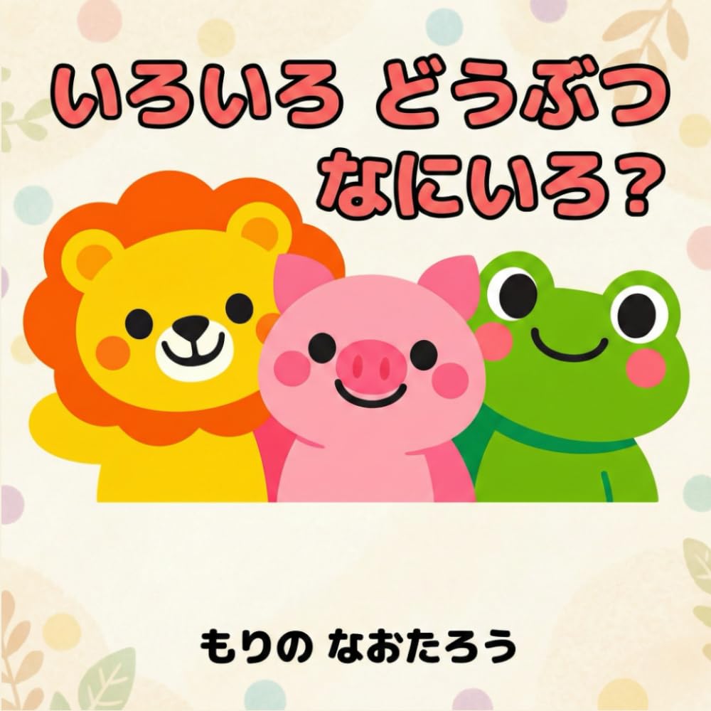 いろ いろ どうぶつ なにいろ？: ０歳・１歳 赤ちゃんの発語を促す知育絵本