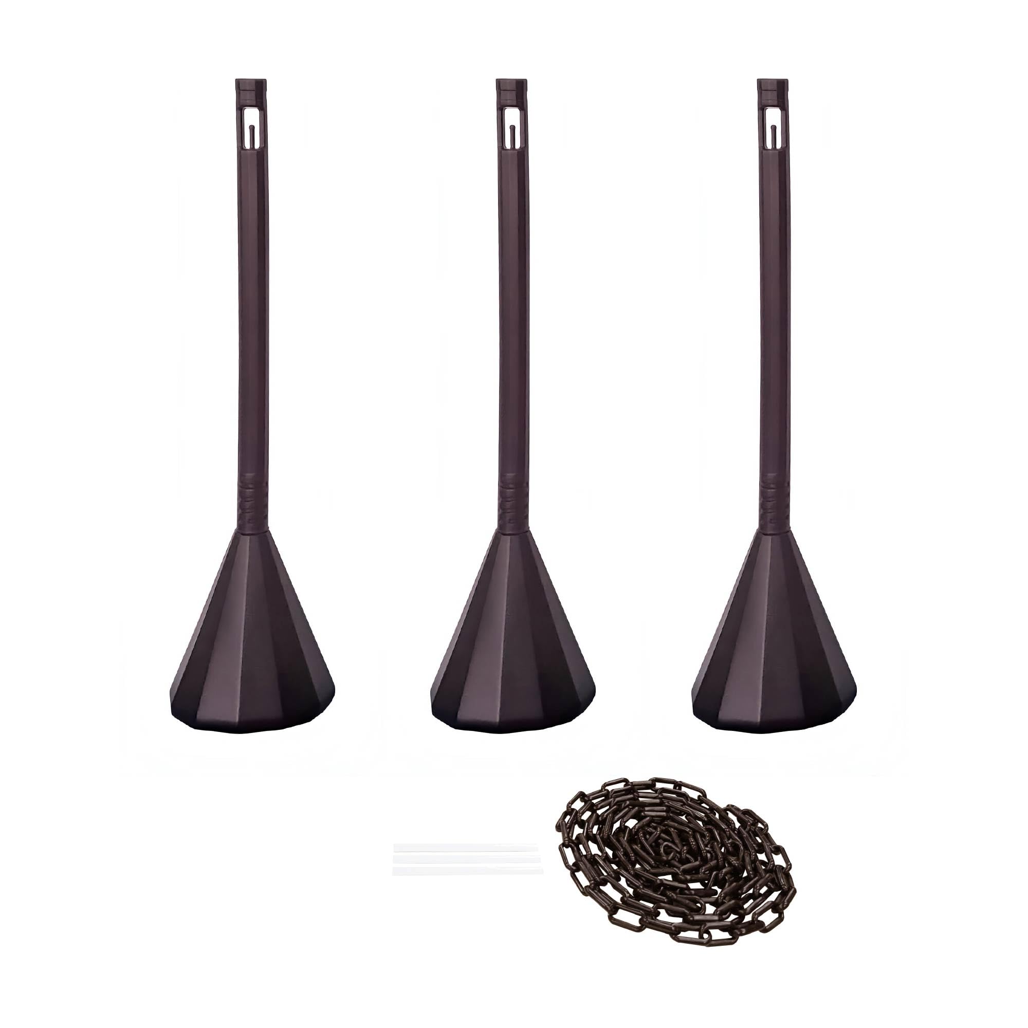 Amazon | スマートチェーンポール 3台セット プラチェーン3M付