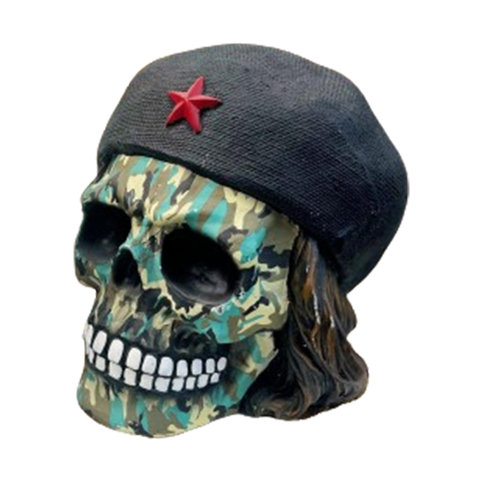 FruusvHalloween Skull, Skull Halloween Decoration, Led Skull Halloween, Halloween Skull Light Resin Skull Ornaments Decorations Idealfor Ghostly Festival Decorations Or In Holowin Events