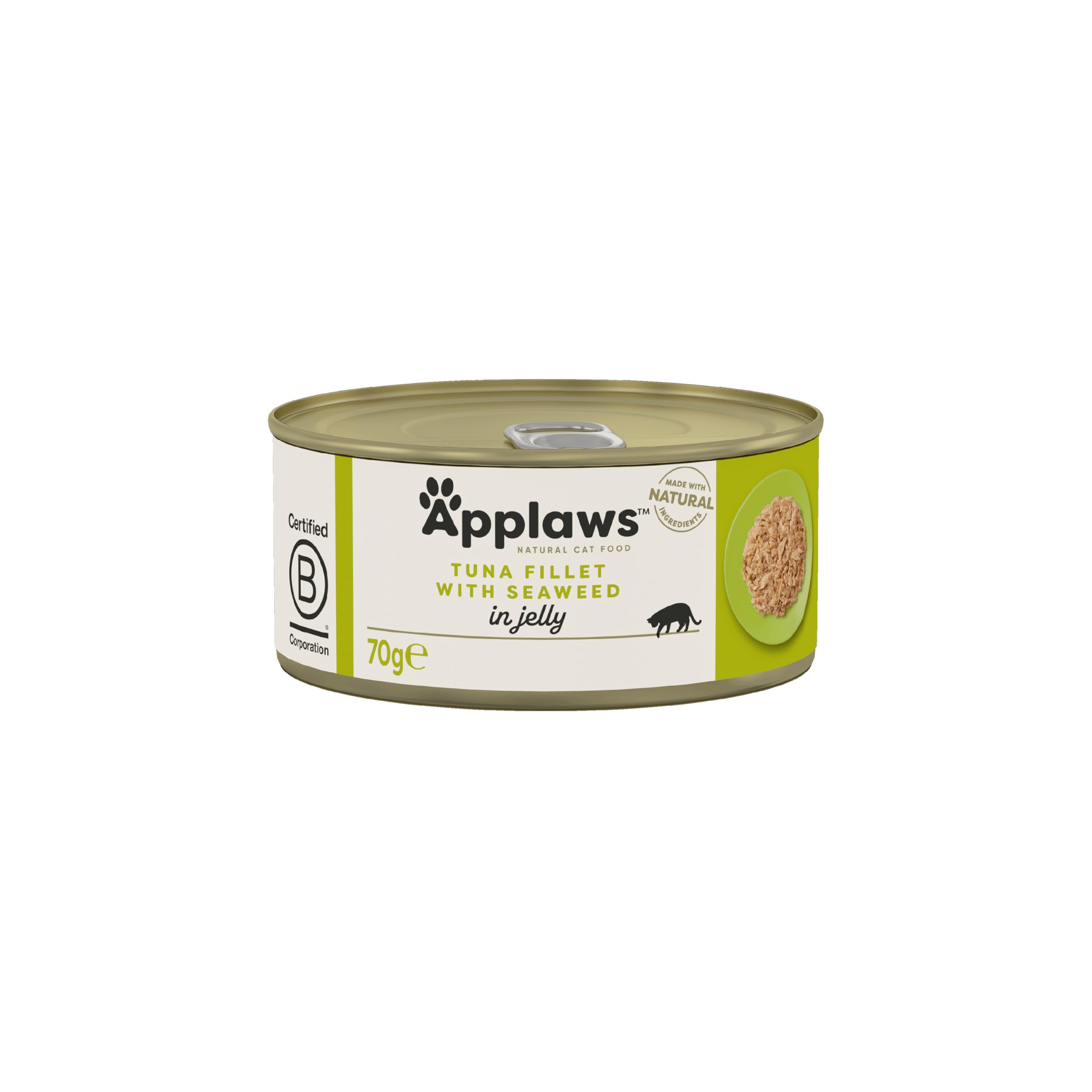 ApplawsTuna Fillet with Seaweed Cat Food 70 grams (pack of 24)