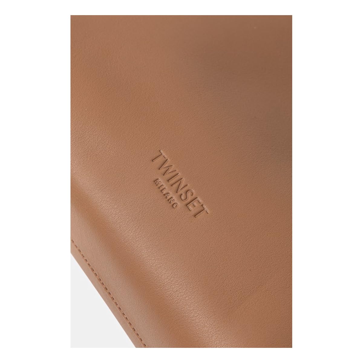TWINSET HOBO Mocha M. in vera Pelle