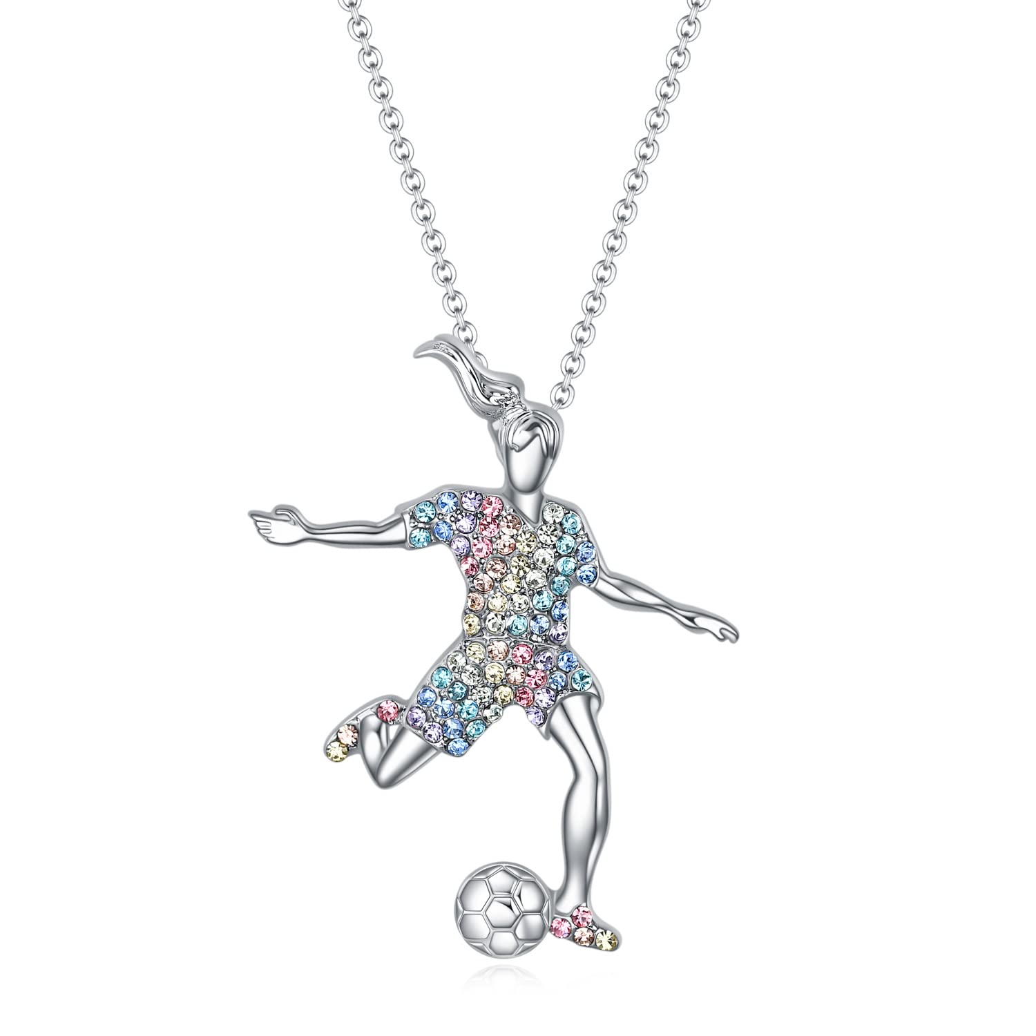 Soccer Necklace for Girls