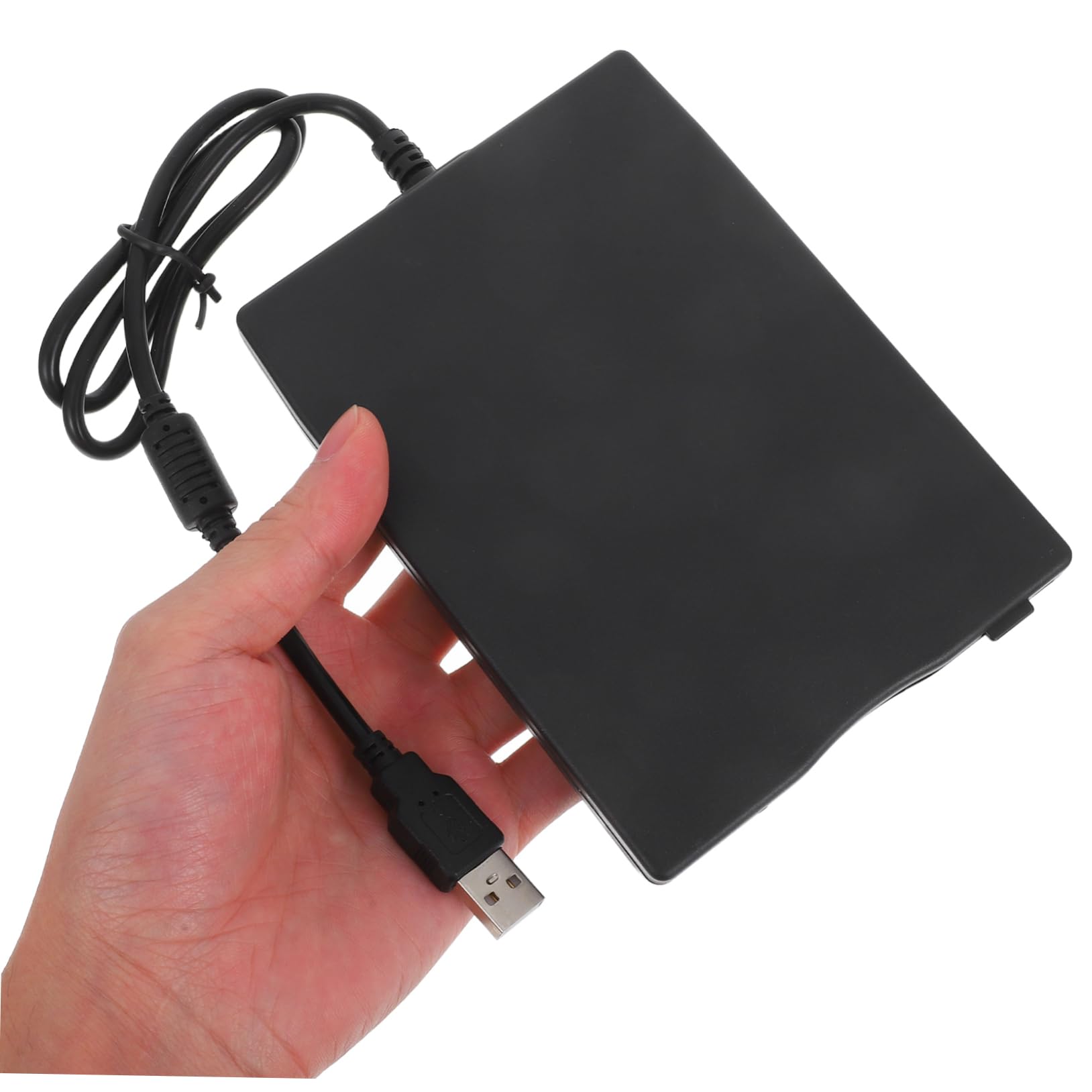 Lecteur de Disquettes en ABS Haute Vitesse avec Interface USB 2.0 USB Externe Portable 3,5 Pouces Compatible Multi-os pour Ordinateur Portable et Bureau