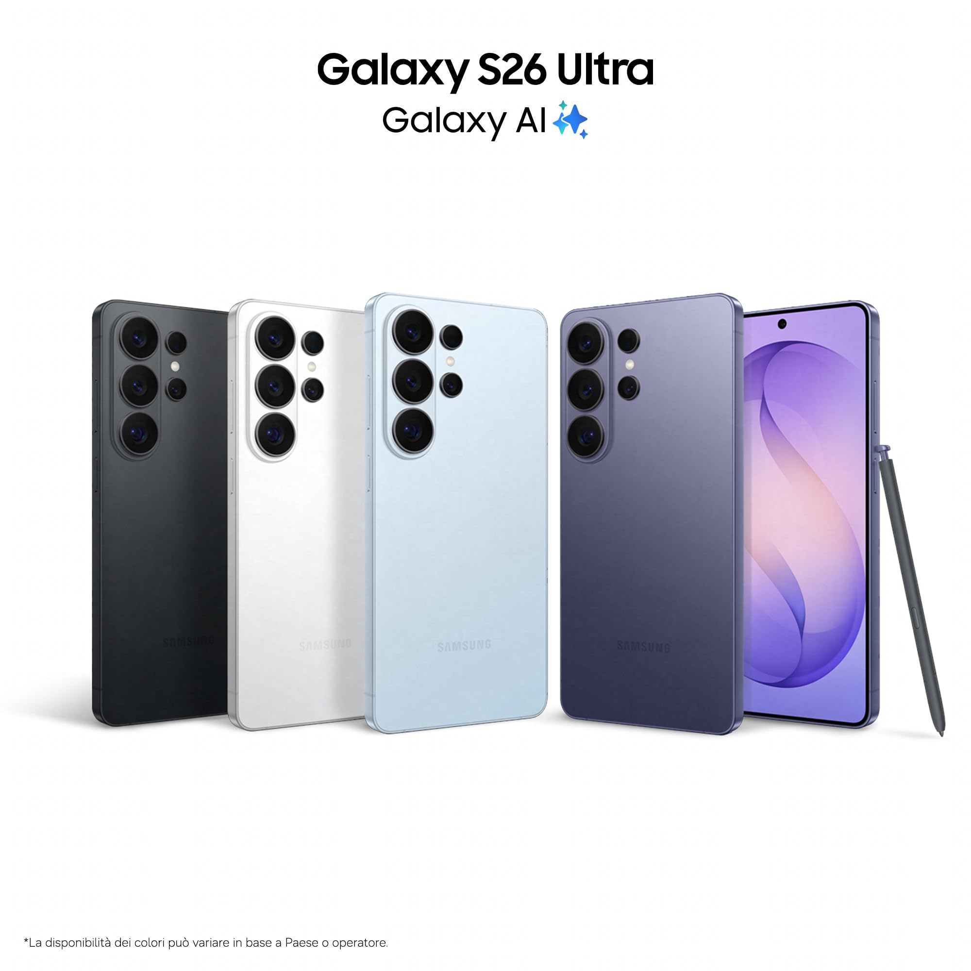 Samsung Galaxy S26 Ultra Smartphone AI, 512GB, 3 anni di Garanzia, Privacy Display Integrato, Processore Potente, Assistente Foto, Camera 200 MP, 5000 mAh, Black [Versione italiana]