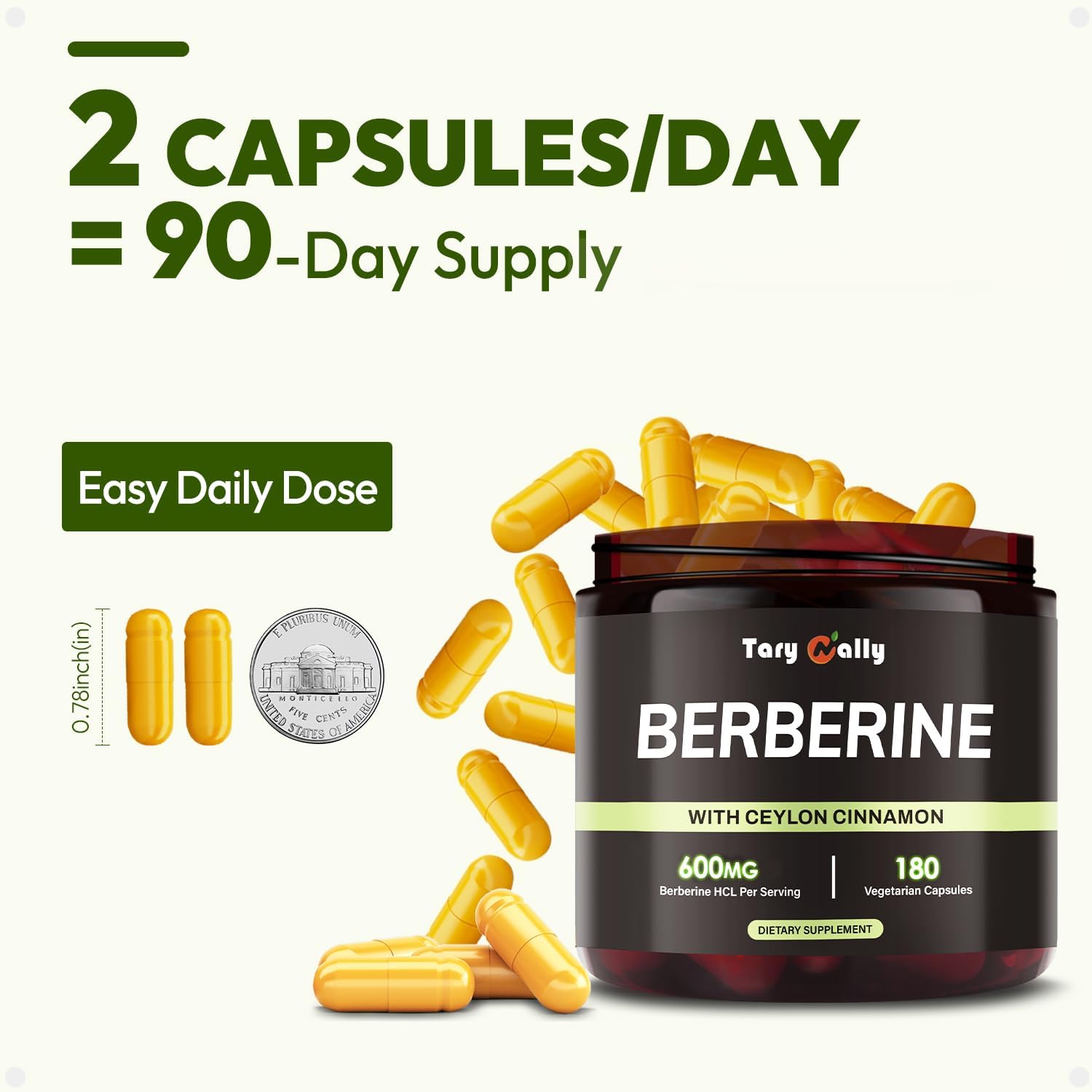 Liposomal Berberine with Ceylon Cinnamon for Weight Loss Metabolic Support — Amazon image 8