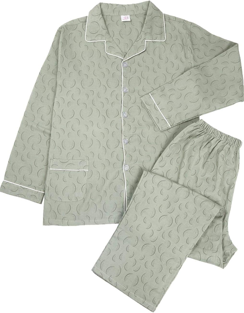 ギフツオブブリリアンス ガーゼパジャマ メンズ 長袖 コットン 紳士 パジャマ 男性 春 夏 Web限定