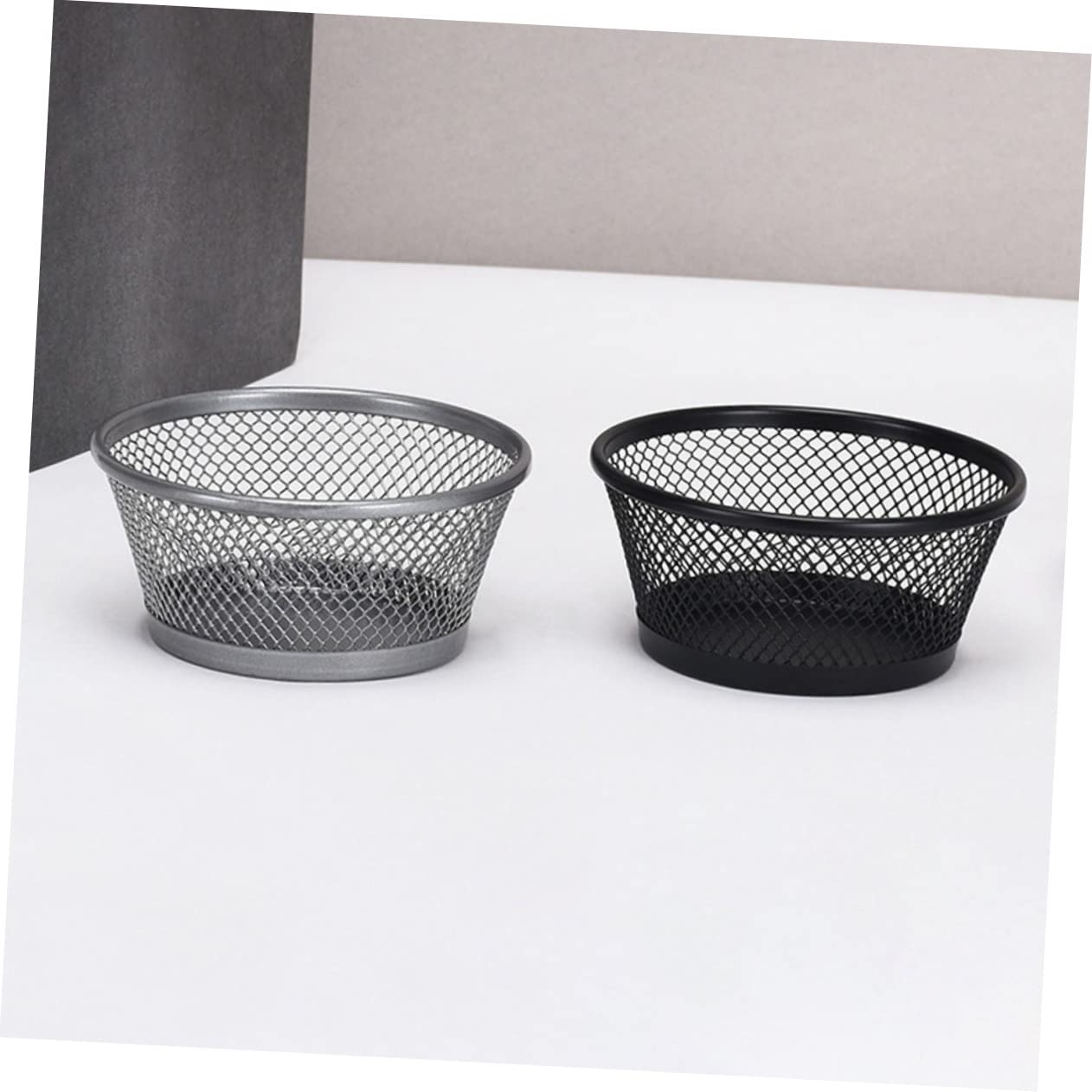 NUOBESTY Lot De 4 Porte-trombones À 5 Compartiments En Maille Pour Accessoires De Bureau Rangement De Bureau Organiseur De Trombones Pour École 2 Pièces X 4