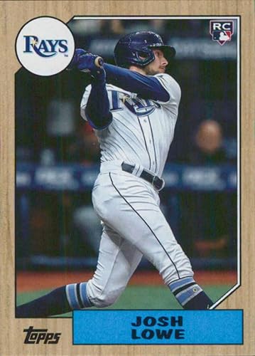 2022 Topps Archives #235 Josh Lowe 1987 Topps NM-MT RC Rookie Tampa Bay Rays Baseball