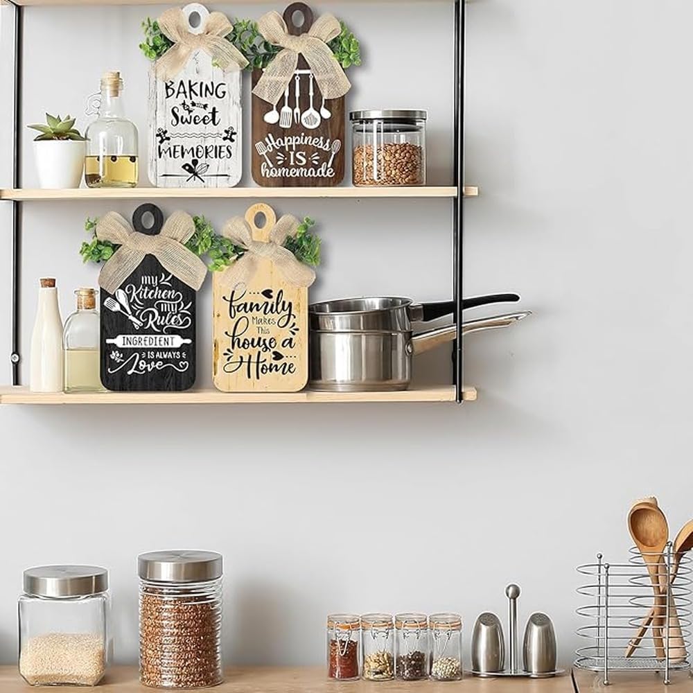 PIXZCSA Kitchen Signs Wall Decor Cuadros Para Cocina Stunning Sturdy Wood Art To Kitchen Ambiance Wall Decorations Fade