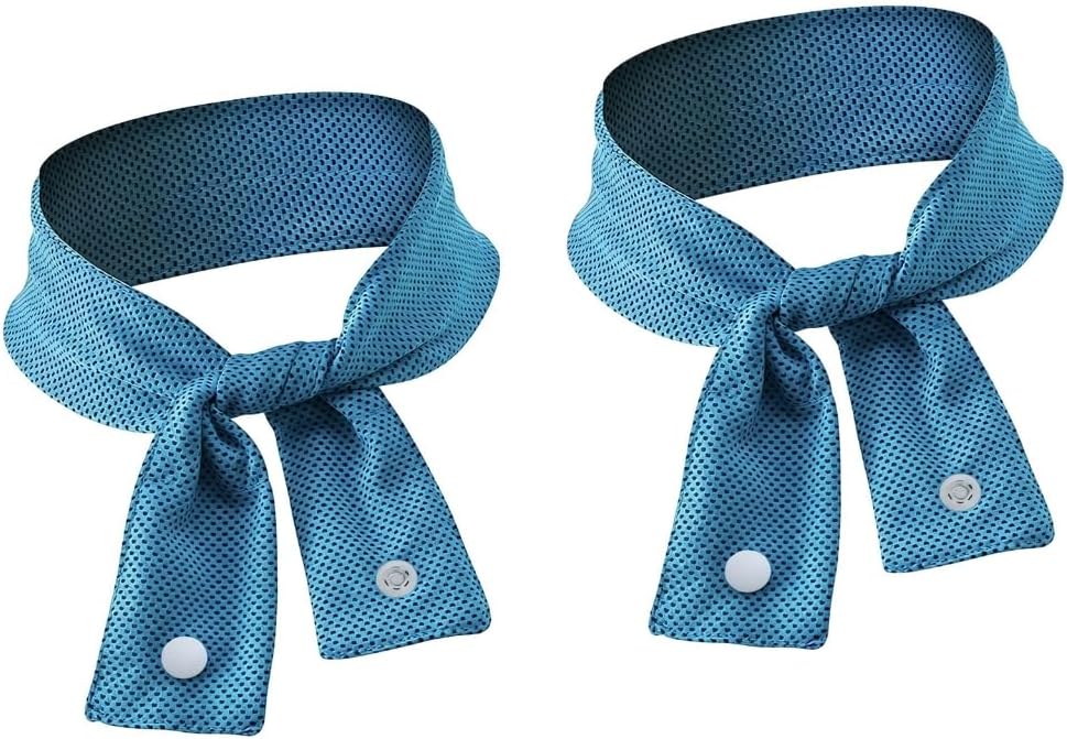 Sweat Wipe Neck Towel 2 Pack for Gym, Hiking, and Daily Walks