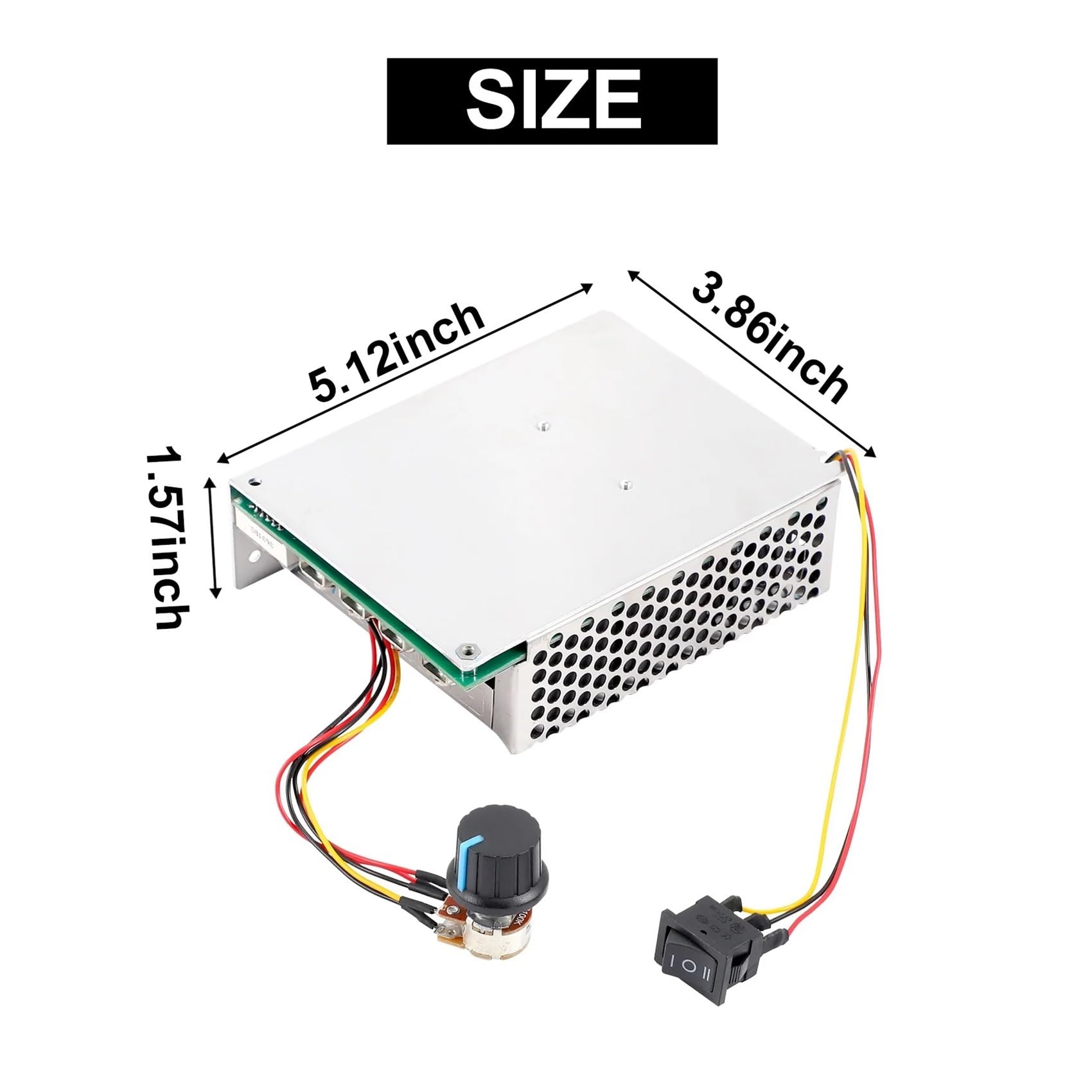 DC 10-55V 100A 3000W Electronic Starter Speed Controller Reversible Control Forward and Reverse Controller