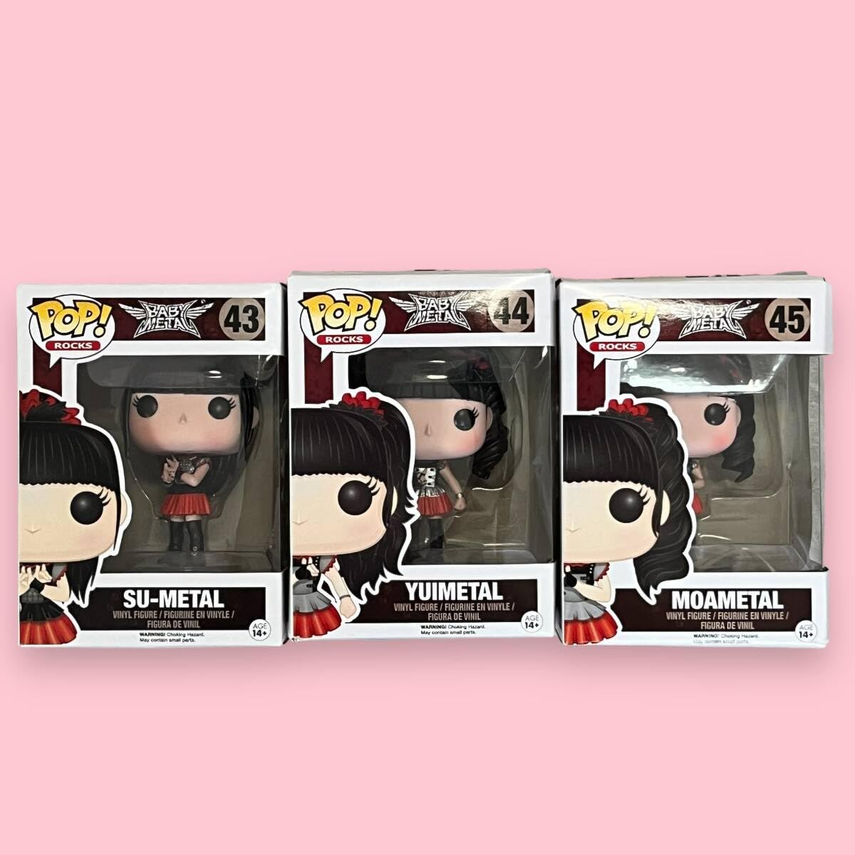 Amazon.co.jp: ベビーメタル POP ROCKS フィギュア 3体セット ファンコ  