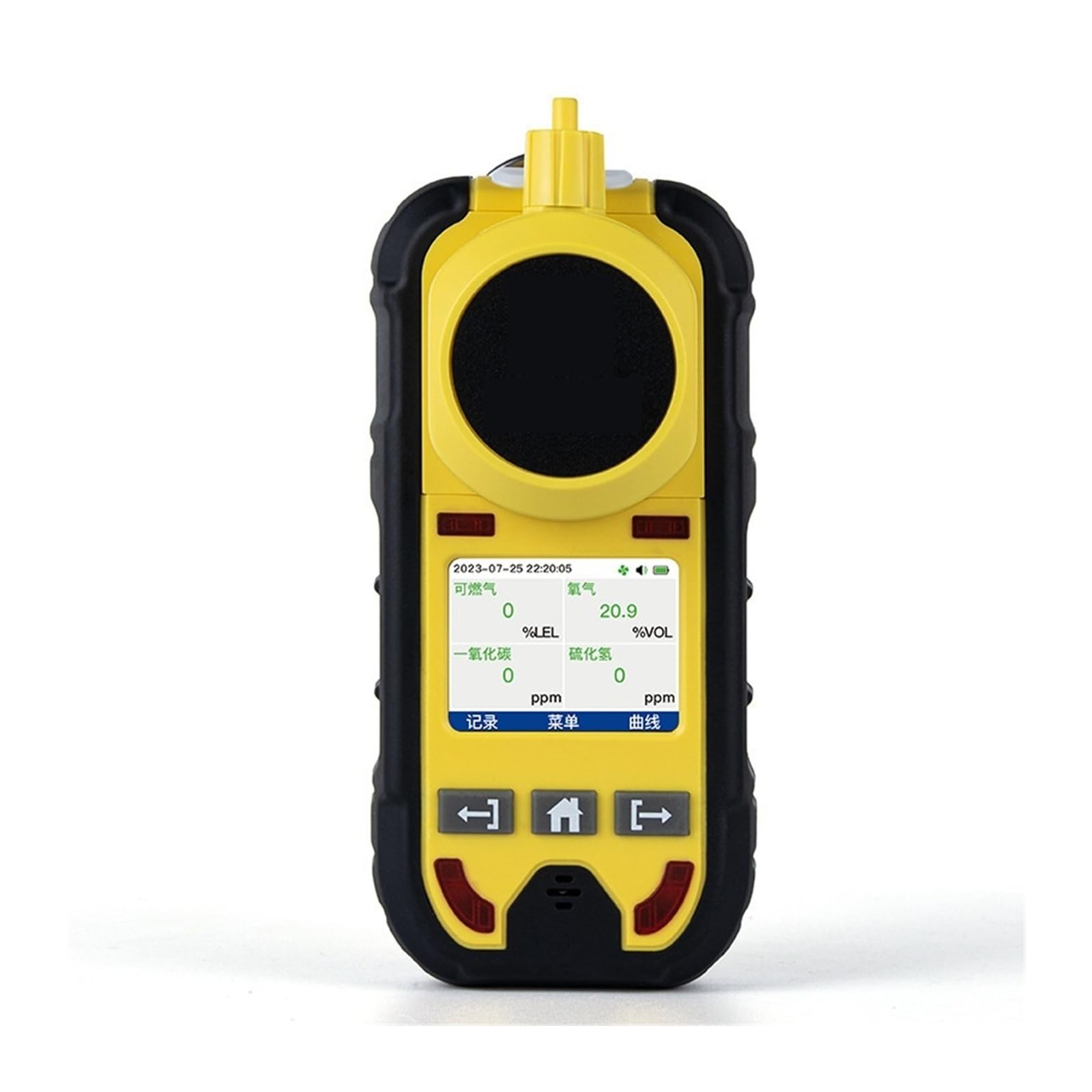 Detector de Gas portátil Tipo Bomba con Pantalla LCD, analizador multigas Combustible 4 en 1 for el hogar y la Autocaravana. Alta Estabilidad y sensibilidad(EX)