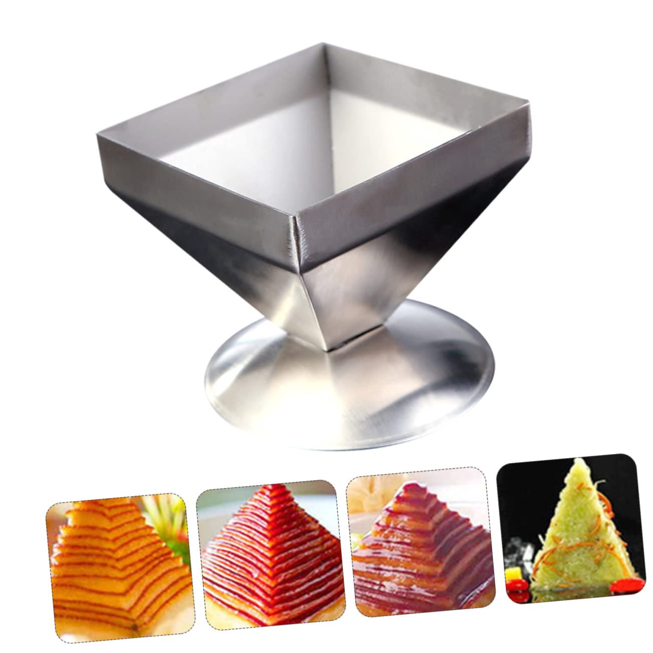 3pièces Moule à Forme De Tour Carrée Pratique Pour Cuisine De Et Plats Froids Non-adhésif Et Facile à Nettoyer