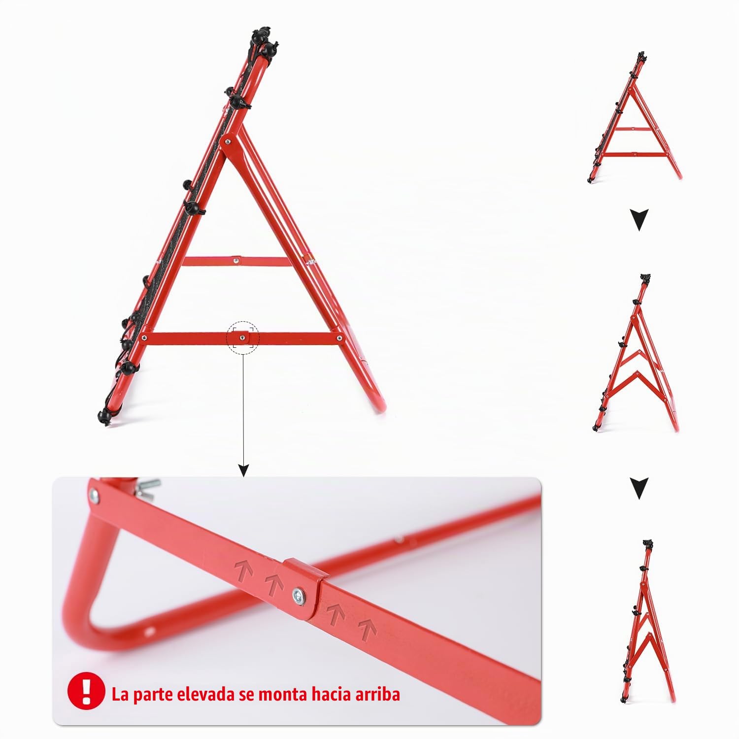 Red de rebote de fútbol ajustable de 62 x 62 cm, entrenador de fútbol de doble ángulo con marco de acero, reboteador plegable portátil para pases y práctica de tiro, equipo deportivo al aire libre
