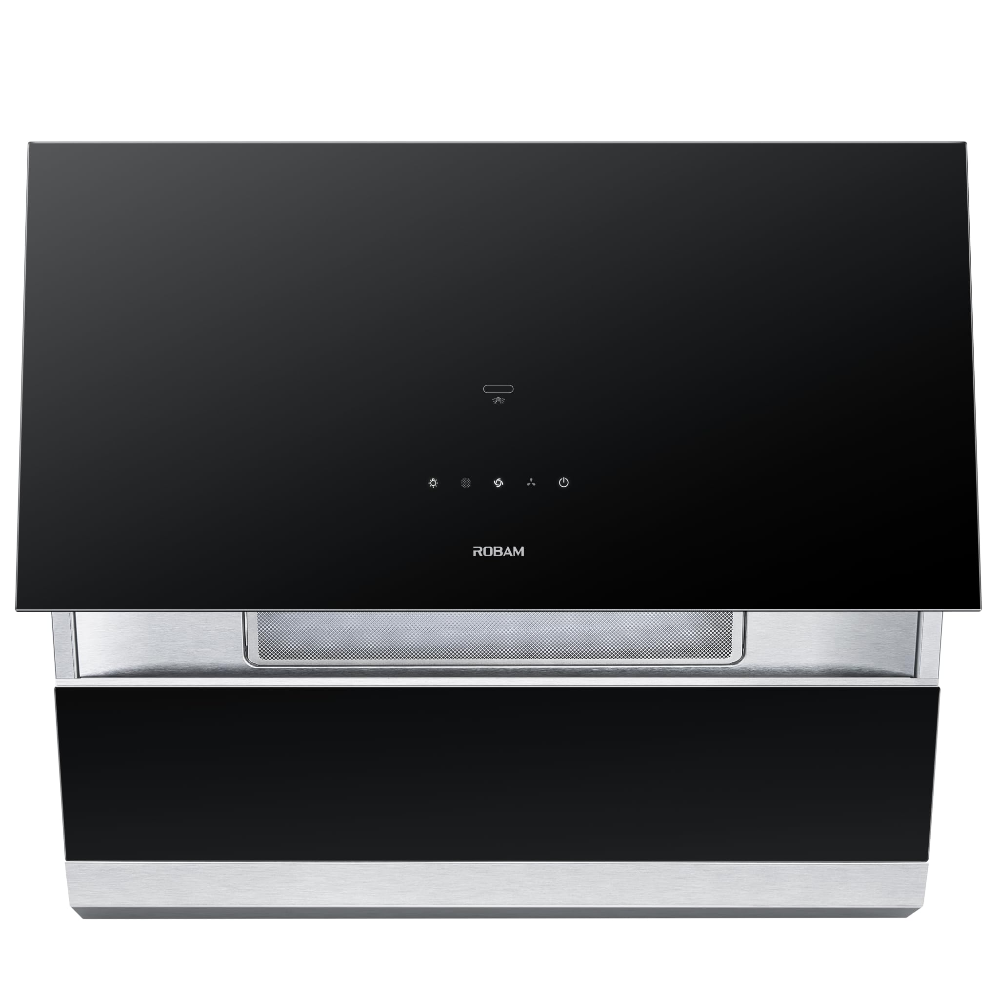 ROBAM 30 Inch Range Hood, 800 CFM Vent Exhaust Fan, Quiet Brushless Motor, Gesture &amp; Touch Control, Wash-Free Filter, LED Lights, Ducted Wall Mount or Under Cabinet, Easy-Clean Kitchen Vent Hood A671