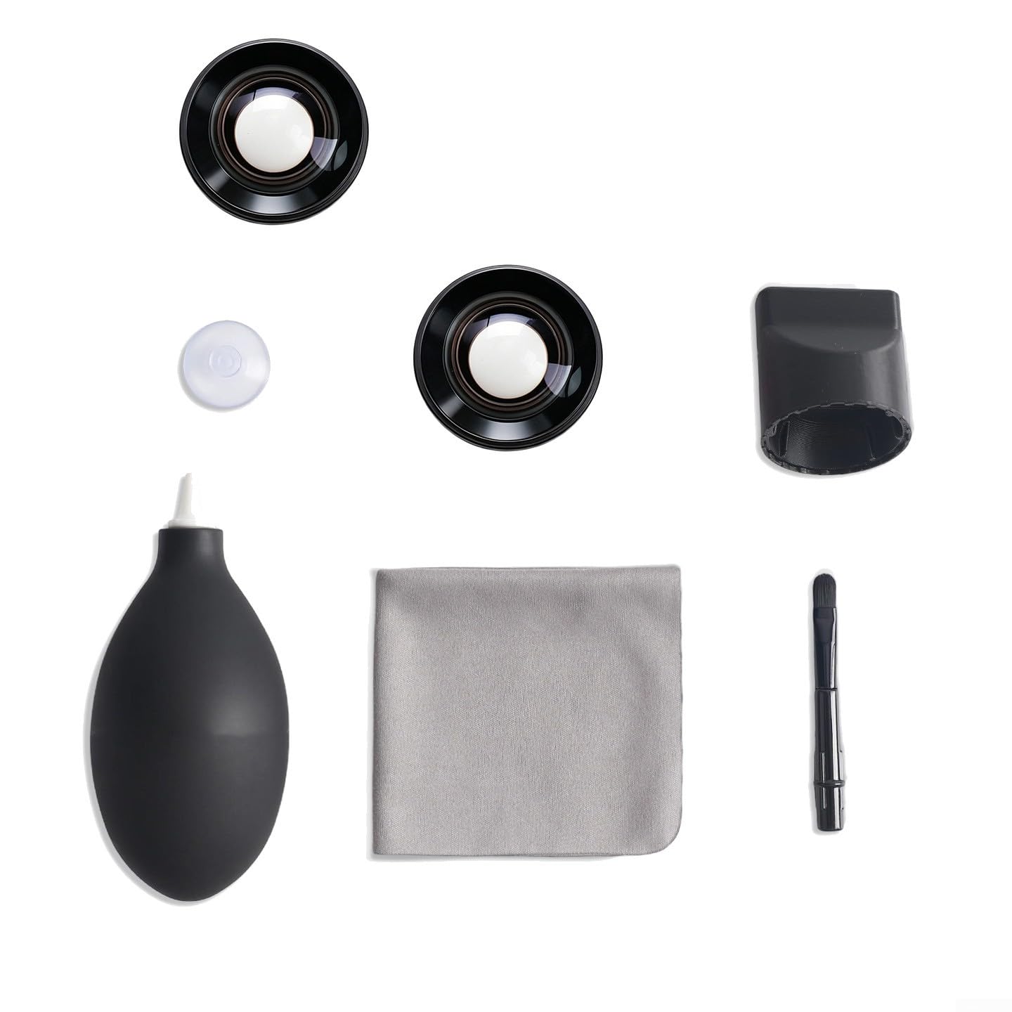 Lente di ricambio in vetro di alta qualità per Dji Avata 360 offrendo HD e vestibilità precisa in dimensioni compatte nere per esigenze di riparazione della fotocamera senza cuciture (2 pezzi)