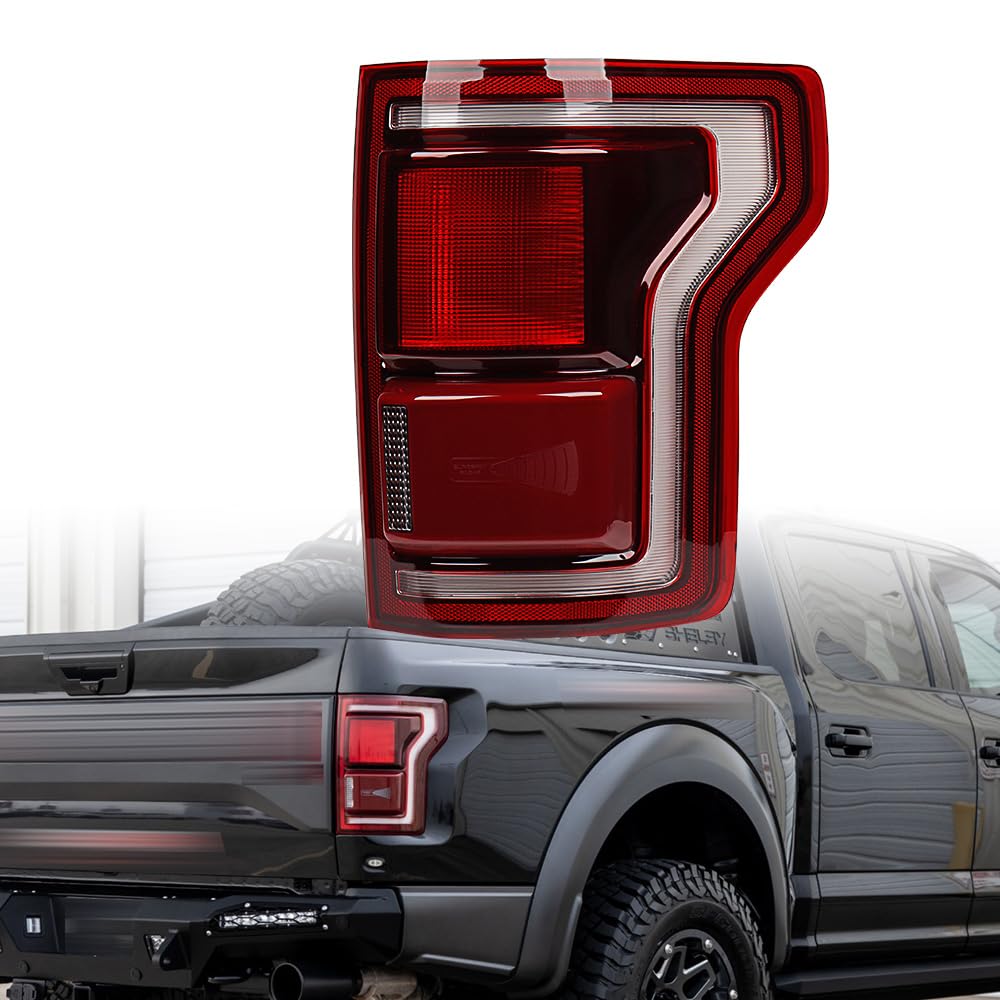 Astra Depot Replacement for 2017-2020 Ford F150 Raptor BLIS Blind Spot Brake Turn Signal Reverse Tail Lamp Passenger Side FO2801269 HL3Z-13404-H