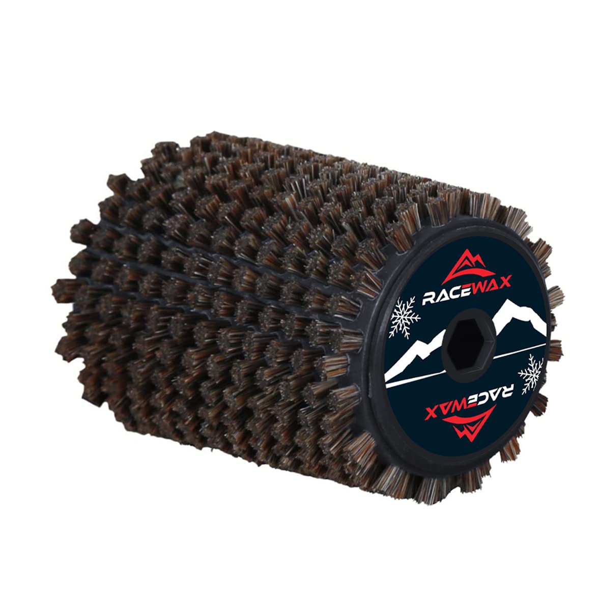 RaceWax Roto Lot de brosses en nylon crin de cheval cuivre brosse rotative 100mm SpeedStick