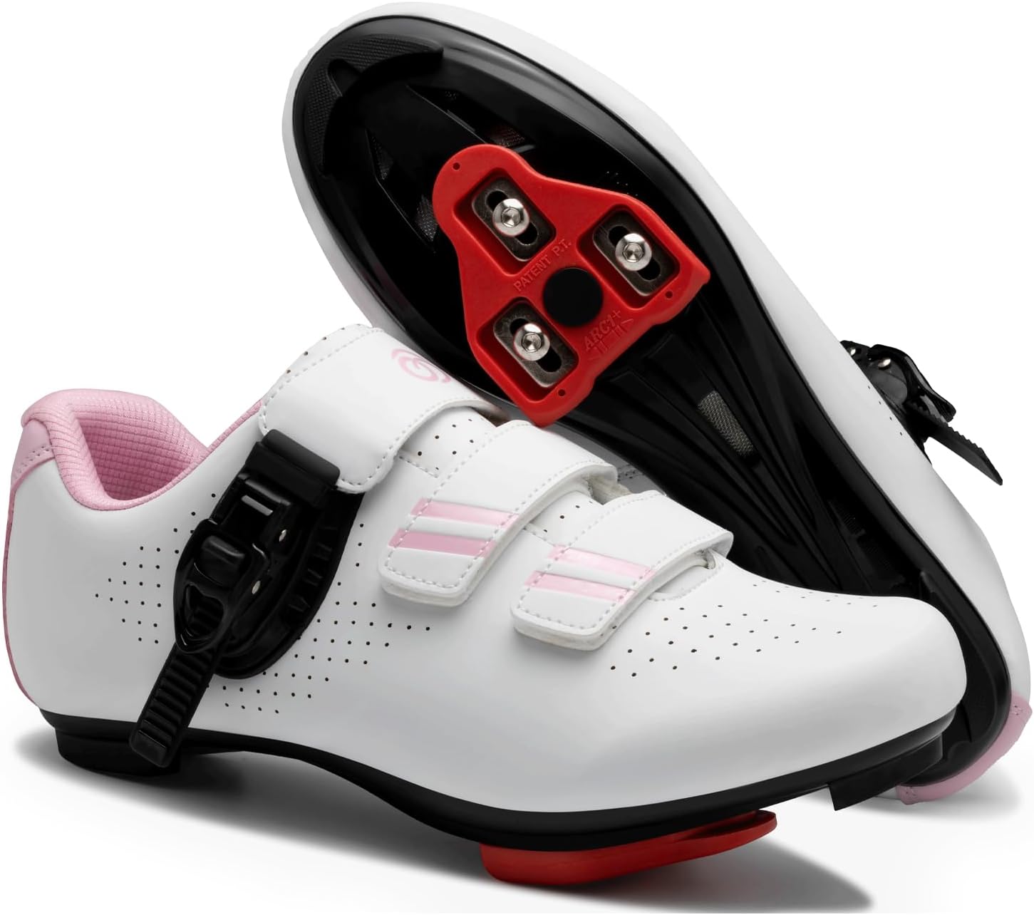 Cycling Shoes for Men Women Compatible with Peloton Bike, Indoor Spin Shoes with Pre-Installed Delta Cleats, Comfortable & Safe Unisex Outdoor Road Cycling Shoes