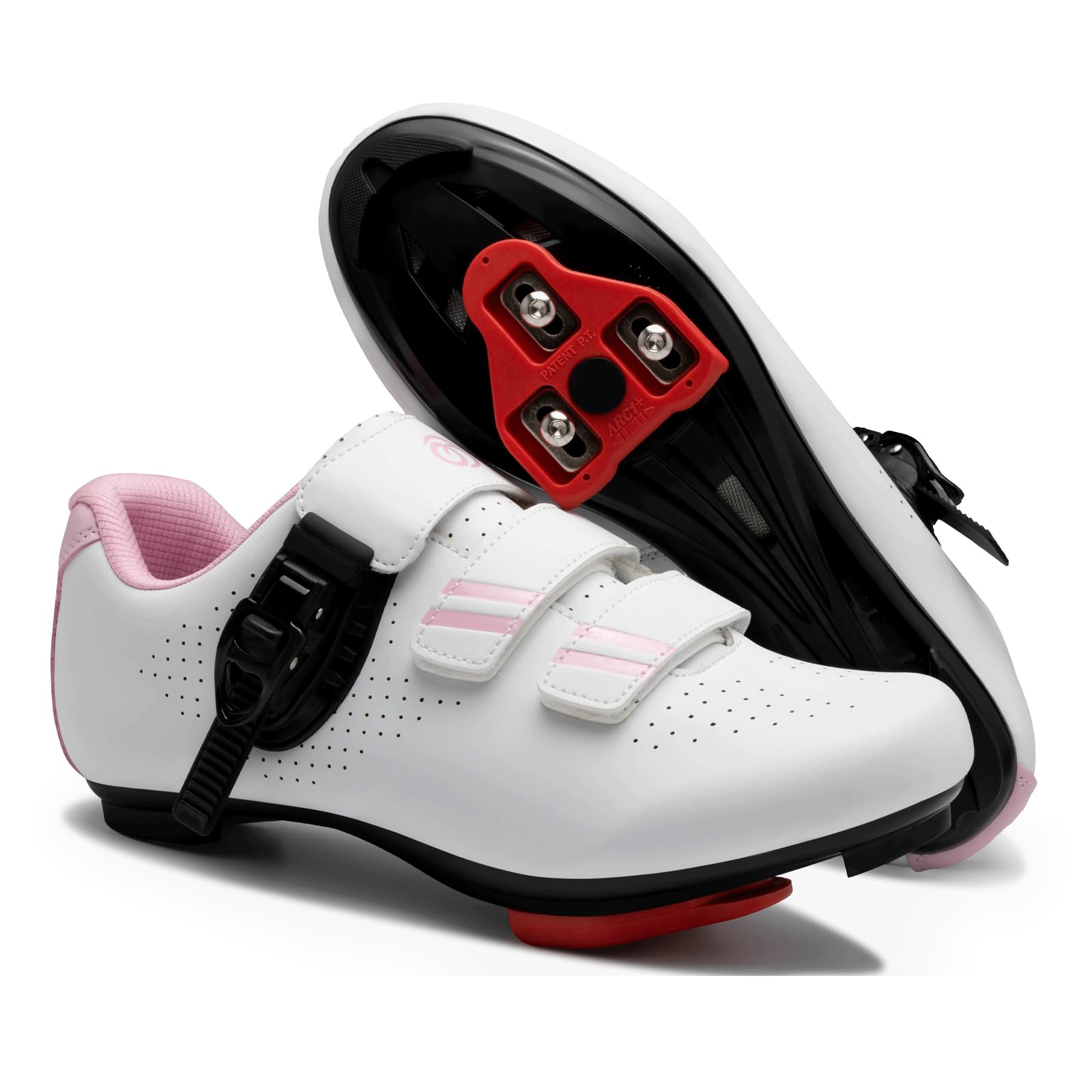 Cycling Shoes for Men Women Compatible with Peloton Bike, Indoor Spin Shoes with Pre-Installed Delta Cleats, Comfortable & Safe Unisex Outdoor Road Cycling Shoes