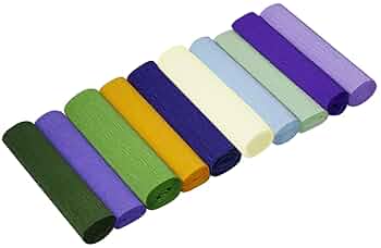 クレープペーパー Amazon.co.jp: 選べる16色 手芸 用 クレープ紙 クレープペーパー