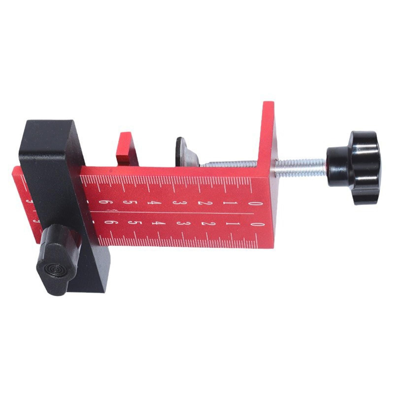 Jazuaiao Limit Stop Cabinet Door Alignment Tool with Markings and Nonslip Knob for Aluminum Alloys Construction Antislip Knob Cabinet Hardwares Installation Tool
